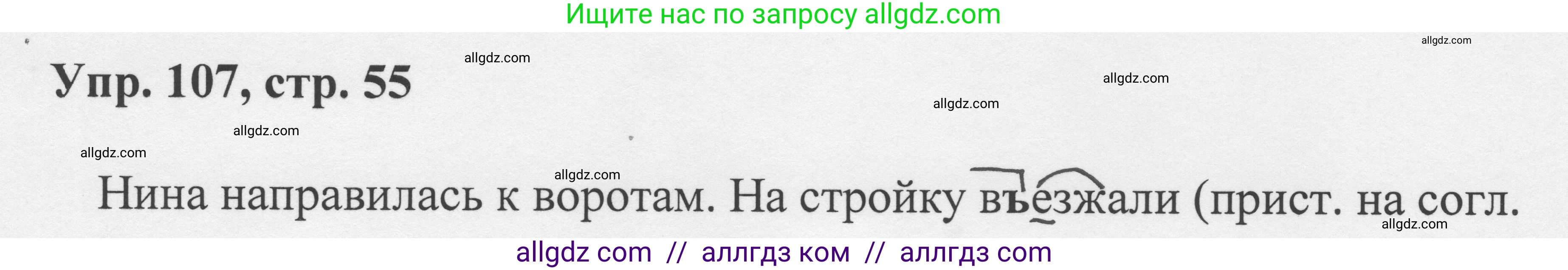Русский язык, 8 класс Учебник, авторы: Бархударов Степан Григорьевич, Крючков Сергей Ефимович, Максимов Леонард Юрьевич, Чешко Лев Антонович, Николина Наталия Анатольевна, Мишина Клара Ивановна, Текучева Ирина Викторовна, Курцева Зоя Ивановна, Комиссарова Людмила Юрьевна, издательство Просвещение, Москва, 2023, зелёного цвета, страница 55, номер 107, Решение 1 (2023-2027)