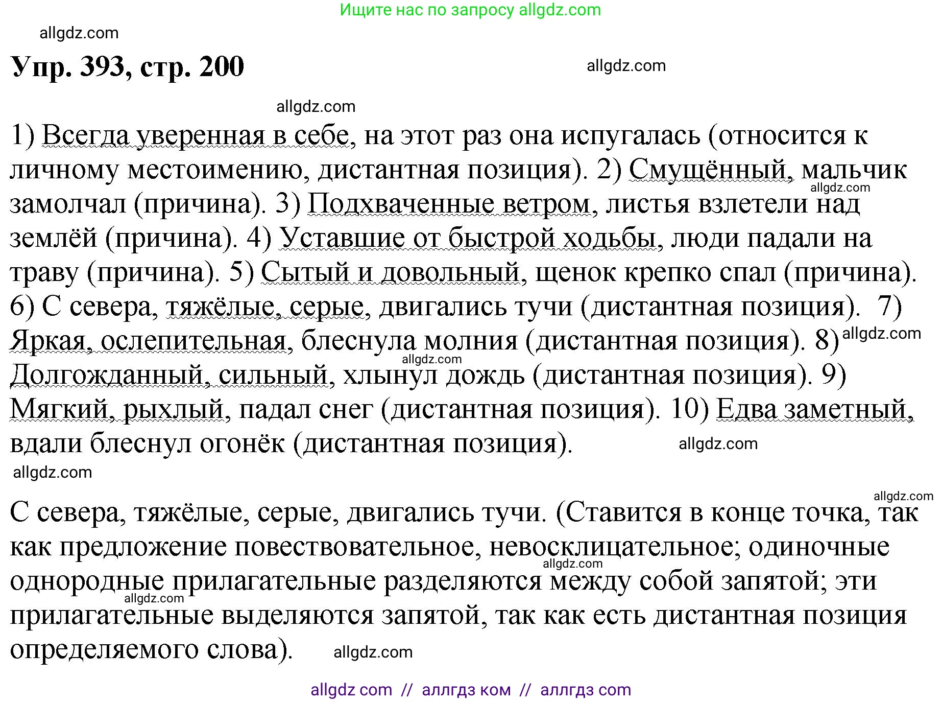 Русский язык, 8 класс Учебник, авторы: Бархударов Степан Григорьевич, Крючков Сергей Ефимович, Максимов Леонард Юрьевич, Чешко Лев Антонович, Николина Наталия Анатольевна, Мишина Клара Ивановна, Текучева Ирина Викторовна, Курцева Зоя Ивановна, Комиссарова Людмила Юрьевна, издательство Просвещение, Москва, 2023, зелёного цвета, страница 200, номер 393, Решение 1 (2023-2027)