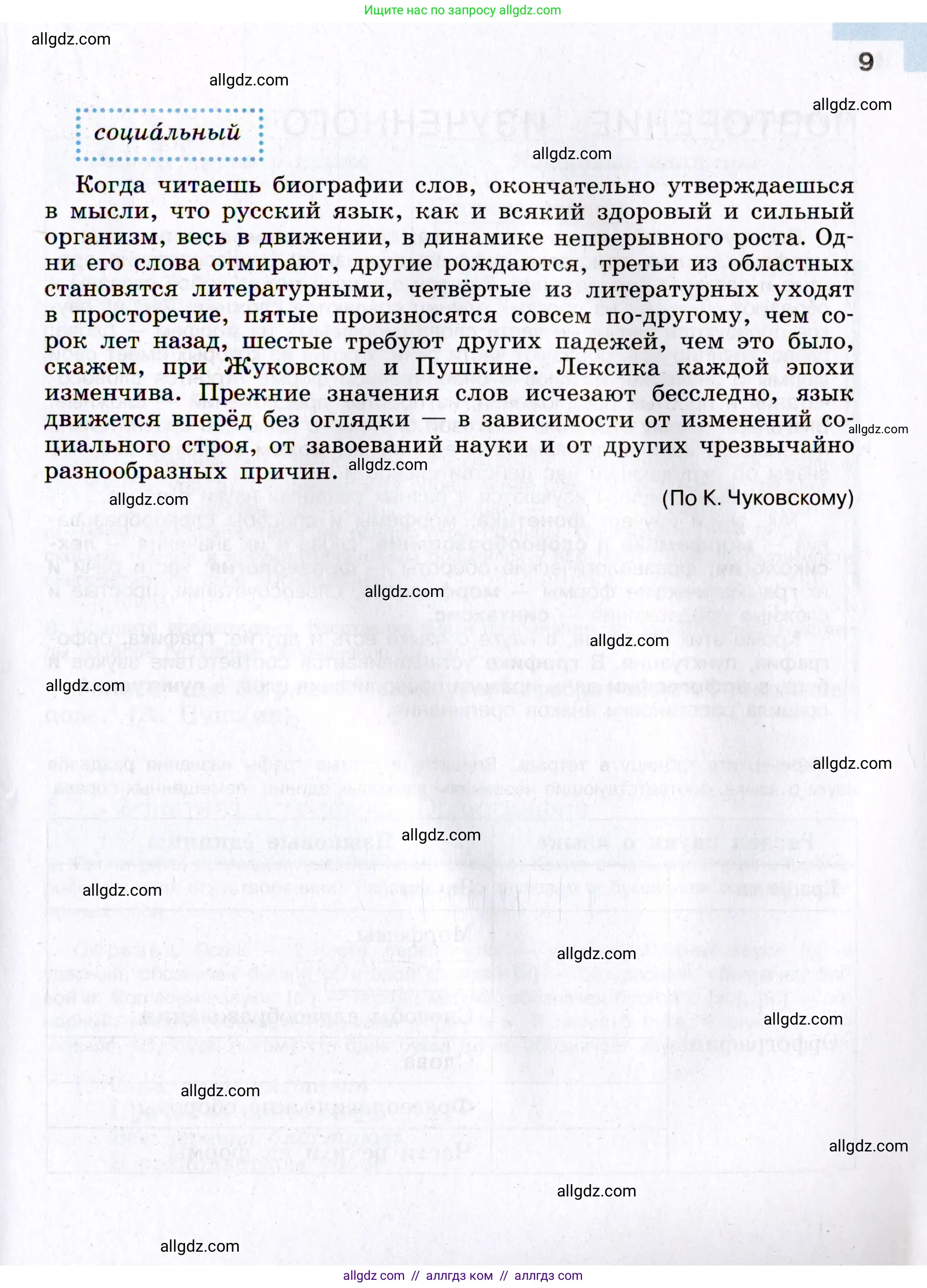 Русский язык, 8 класс Учебник, авторы: Бархударов Степан Григорьевич, Крючков Сергей Ефимович, Максимов Леонард Юрьевич, Чешко Лев Антонович, Николина Наталия Анатольевна, Мишина Клара Ивановна, Текучева Ирина Викторовна, Курцева Зоя Ивановна, Комиссарова Людмила Юрьевна, издательство Просвещение, Москва, 2023, зелёного цвета, страница 9