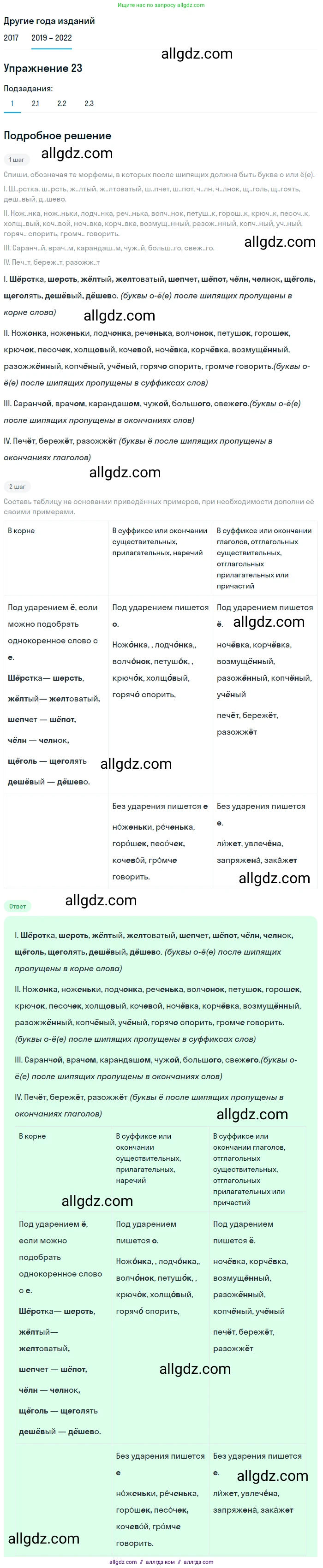 Русский язык, 8 класс Учебник, авторы: Бархударов Степан Григорьевич, Крючков Сергей Ефимович, Максимов Леонард Юрьевич, Чешко Лев Антонович, Николина Наталия Анатольевна, Мишина Клара Ивановна, Текучева Ирина Викторовна, Курцева Зоя Ивановна, Комиссарова Людмила Юрьевна, издательство Просвещение, Москва, 2023, зелёного цвета, страница 15, номер 23, Решение 1 (2019-2023)
