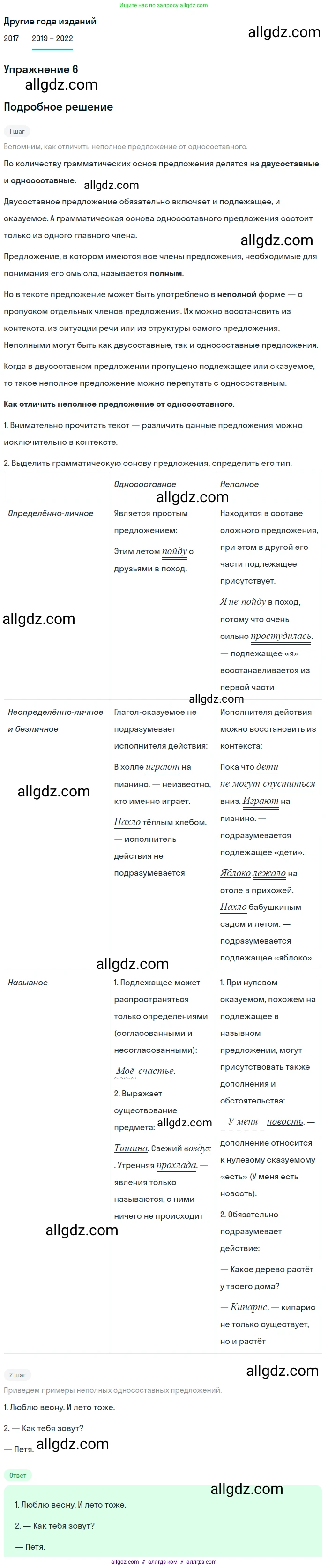 Русский язык, 8 класс Учебник, авторы: Бархударов Степан Григорьевич, Крючков Сергей Ефимович, Максимов Леонард Юрьевич, Чешко Лев Антонович, Николина Наталия Анатольевна, Мишина Клара Ивановна, Текучева Ирина Викторовна, Курцева Зоя Ивановна, Комиссарова Людмила Юрьевна, издательство Просвещение, Москва, 2023, зелёного цвета, страница 127, номер 6, Решение 1 (2019-2023)