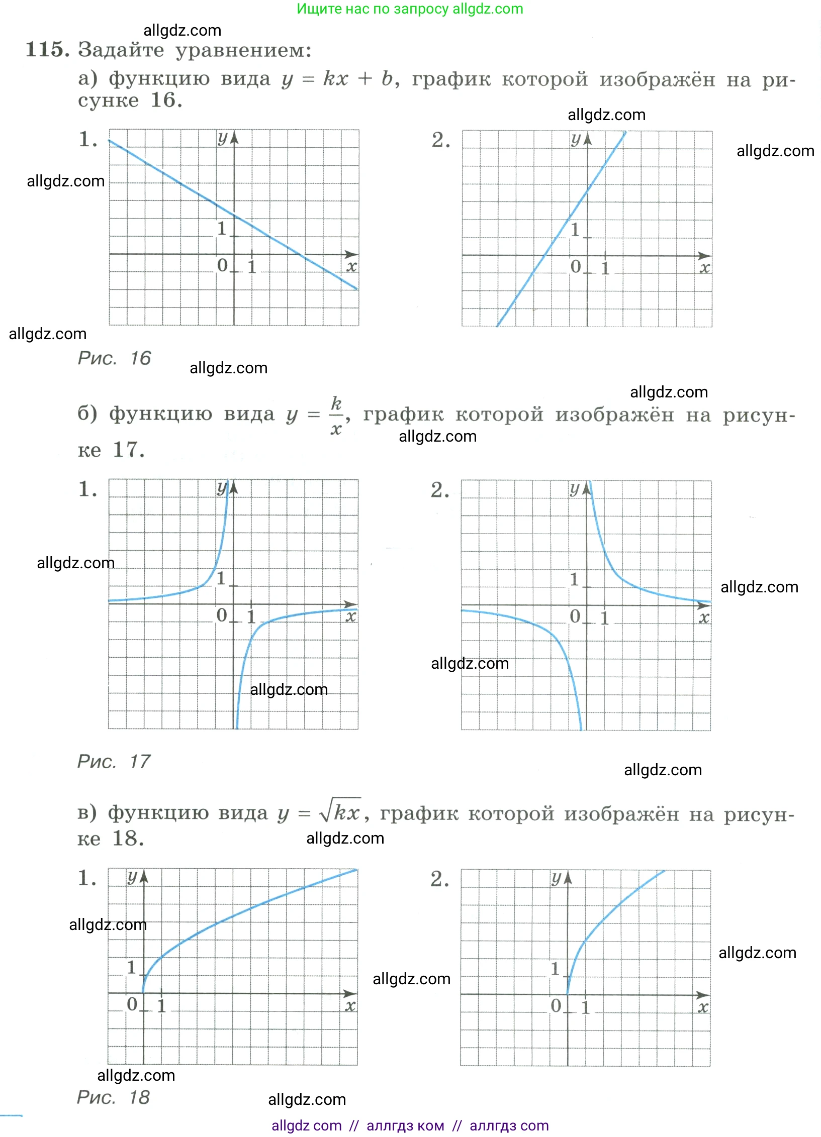 Алгебра, 9 класс Учебник, авторы: Макарычев Юрий Николаевич, Миндюк Нора Григорьевна, Нешков Константин Иванович, Суворова Светлана Борисовна, издательство Просвещение, Москва, 2023, белого цвета, страница 42, номер 115, Условие