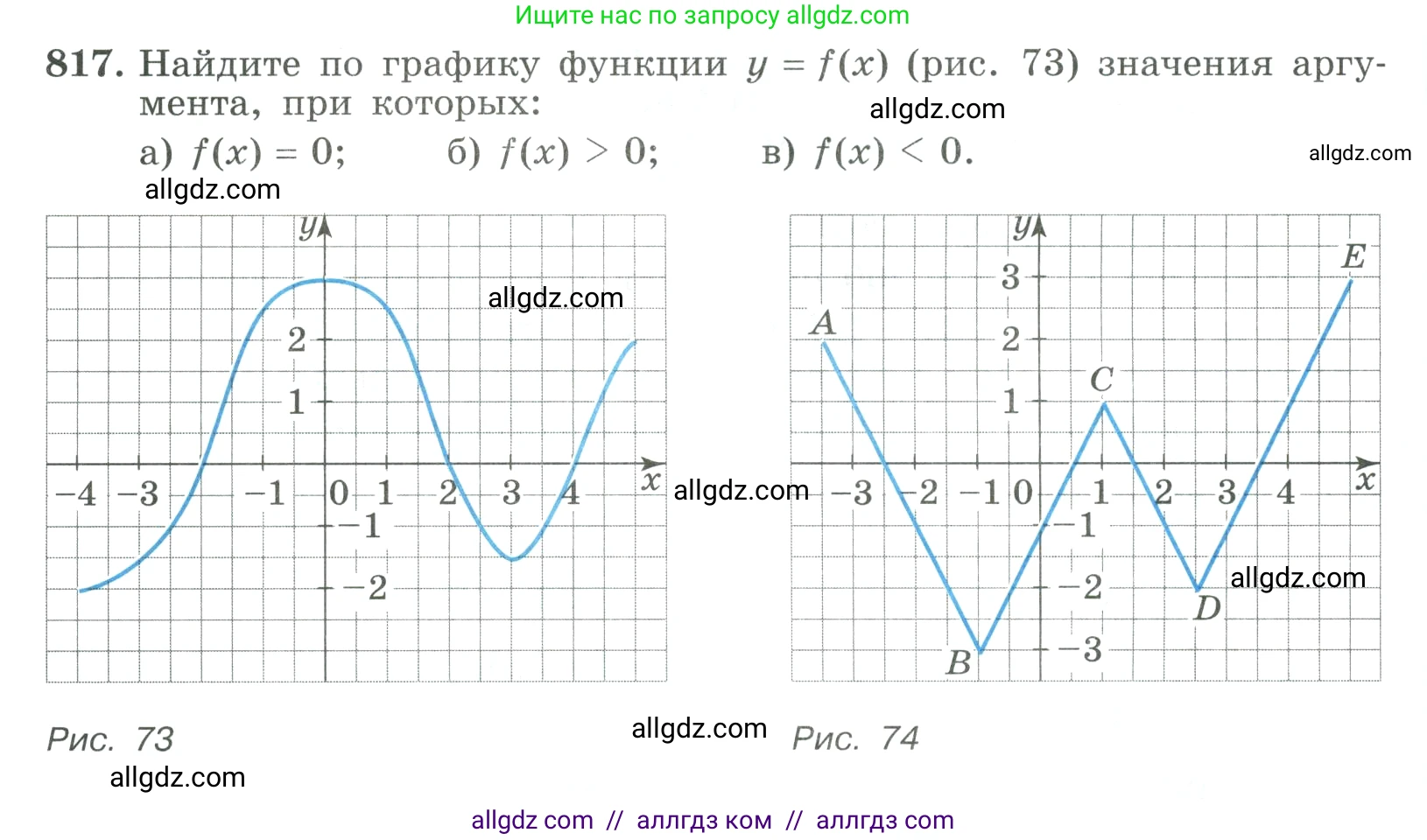 Алгебра, 9 класс Учебник, авторы: Макарычев Юрий Николаевич, Миндюк Нора Григорьевна, Нешков Константин Иванович, Суворова Светлана Борисовна, издательство Просвещение, Москва, 2023, белого цвета, страница 206, номер 817, Условие