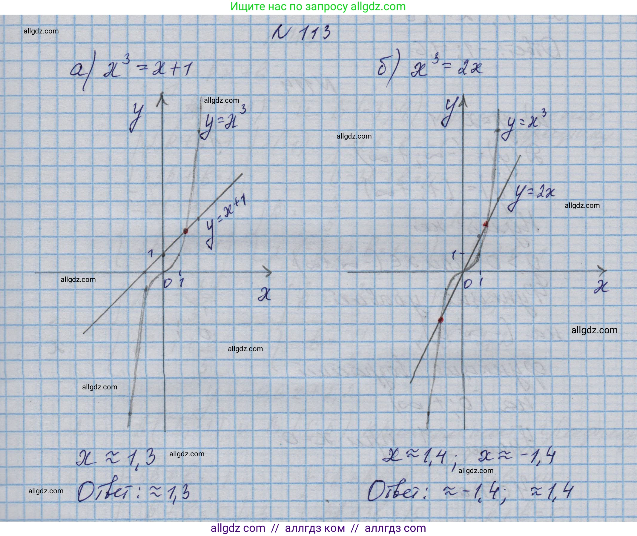 Алгебра, 9 класс Учебник, авторы: Макарычев Юрий Николаевич, Миндюк Нора Григорьевна, Нешков Константин Иванович, Суворова Светлана Борисовна, издательство Просвещение, Москва, 2023, белого цвета, страница 41, номер 113, Решение 1