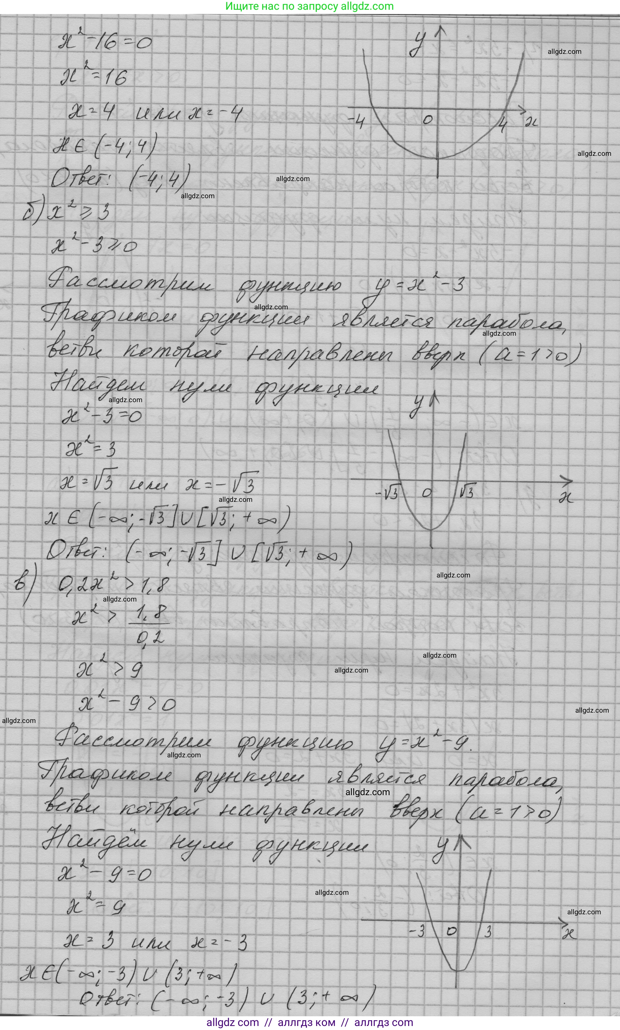 Алгебра, 9 класс Учебник, авторы: Макарычев Юрий Николаевич, Миндюк Нора Григорьевна, Нешков Константин Иванович, Суворова Светлана Борисовна, издательство Просвещение, Москва, 2023, белого цвета, страница 91, номер 268, Решение 1 (продолжение 2)