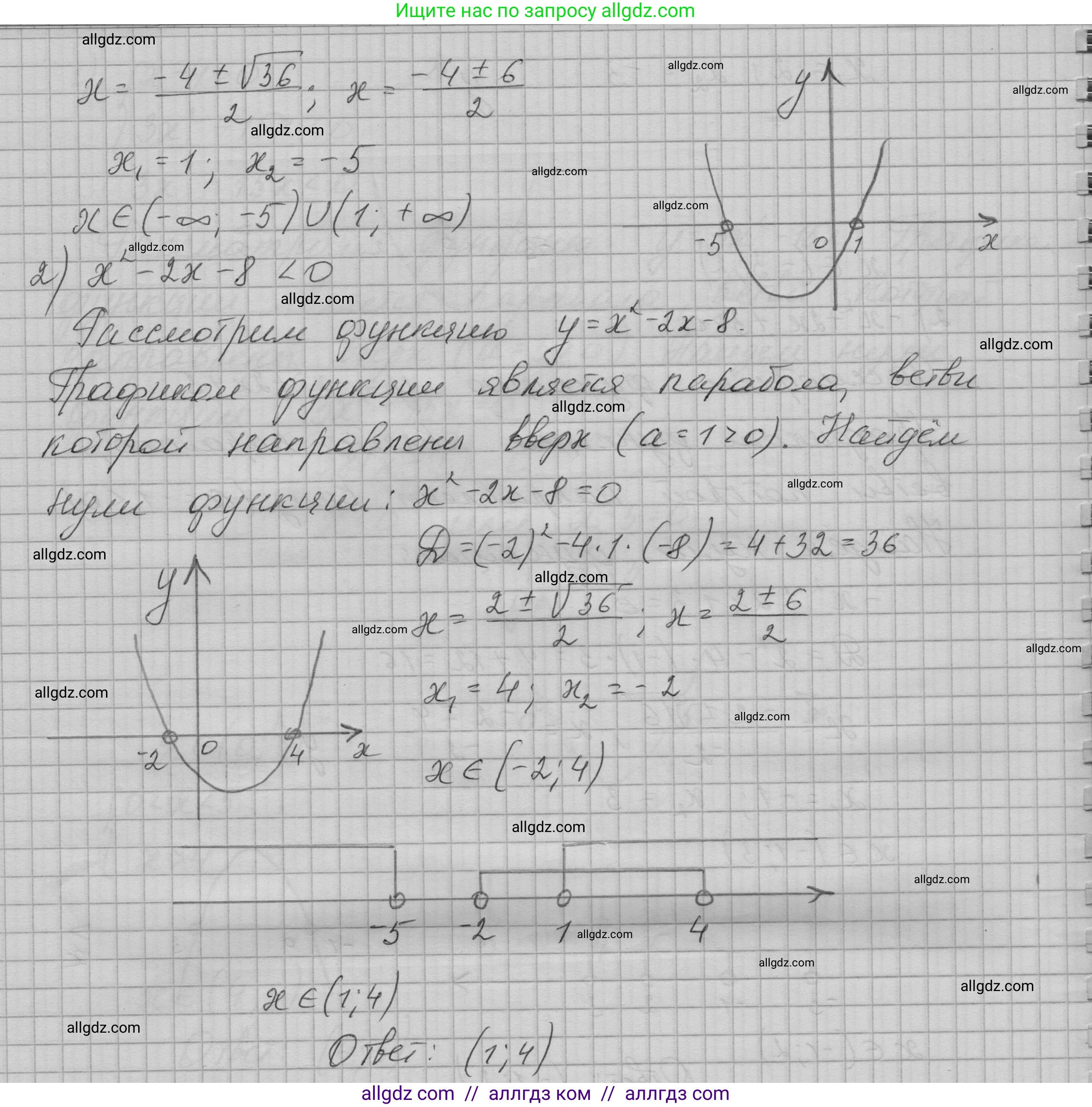Алгебра, 9 класс Учебник, авторы: Макарычев Юрий Николаевич, Миндюк Нора Григорьевна, Нешков Константин Иванович, Суворова Светлана Борисовна, издательство Просвещение, Москва, 2023, белого цвета, страница 108, номер 348, Решение 1 (продолжение 3)
