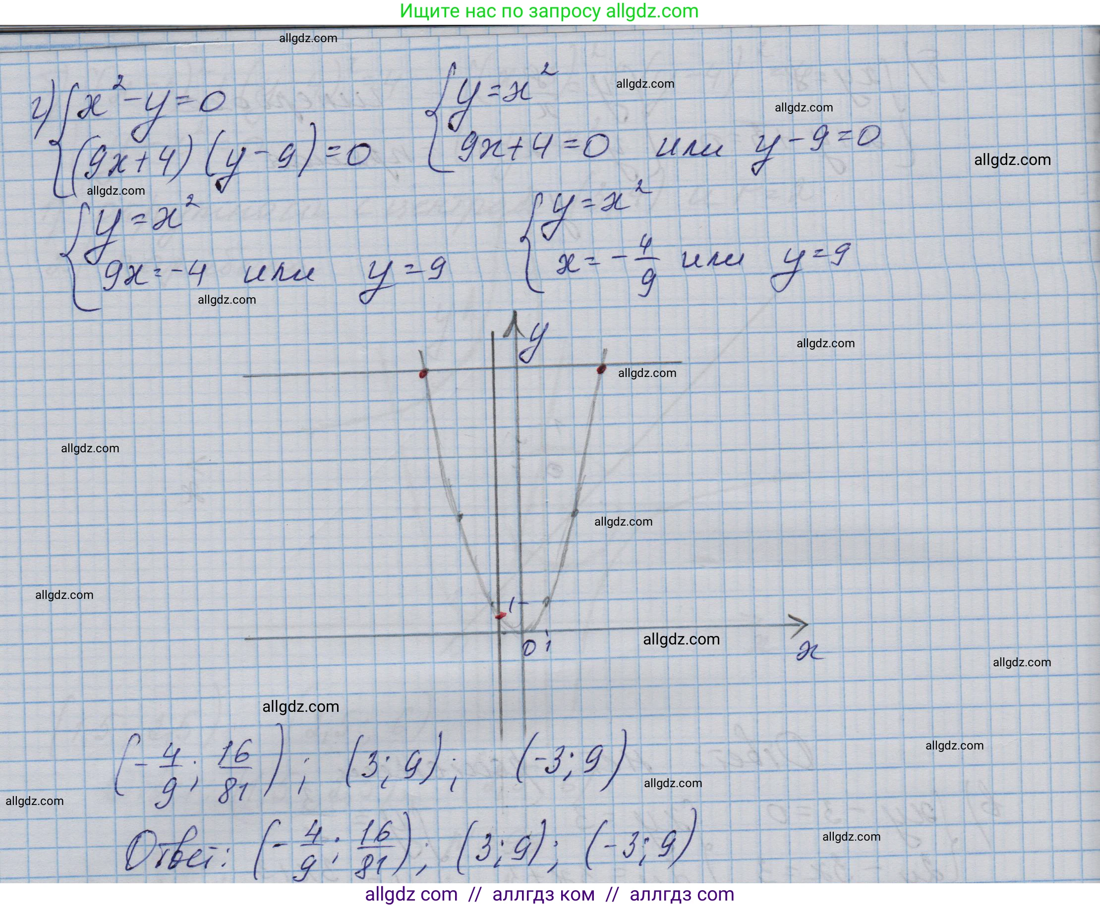 Алгебра, 9 класс Учебник, авторы: Макарычев Юрий Николаевич, Миндюк Нора Григорьевна, Нешков Константин Иванович, Суворова Светлана Борисовна, издательство Просвещение, Москва, 2023, белого цвета, страница 122, номер 399, Решение 1 (продолжение 3)