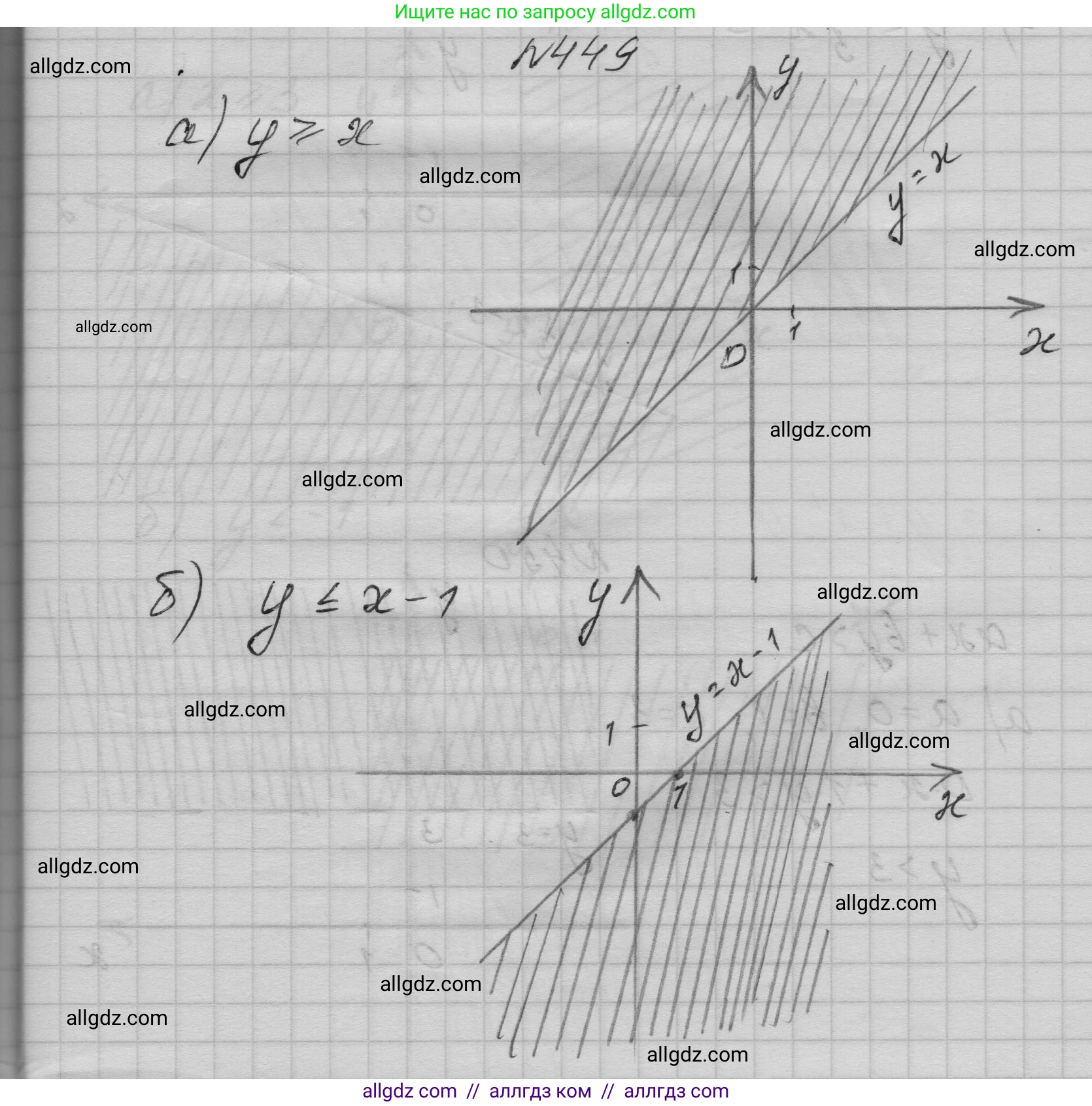 Алгебра, 9 класс Учебник, авторы: Макарычев Юрий Николаевич, Миндюк Нора Григорьевна, Нешков Константин Иванович, Суворова Светлана Борисовна, издательство Просвещение, Москва, 2023, белого цвета, страница 133, номер 449, Решение 1