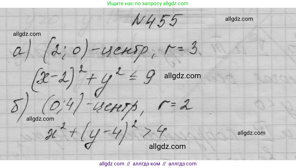 Алгебра, 9 класс Учебник, авторы: Макарычев Юрий Николаевич, Миндюк Нора Григорьевна, Нешков Константин Иванович, Суворова Светлана Борисовна, издательство Просвещение, Москва, 2023, белого цвета, страница 134, номер 455, Решение 1