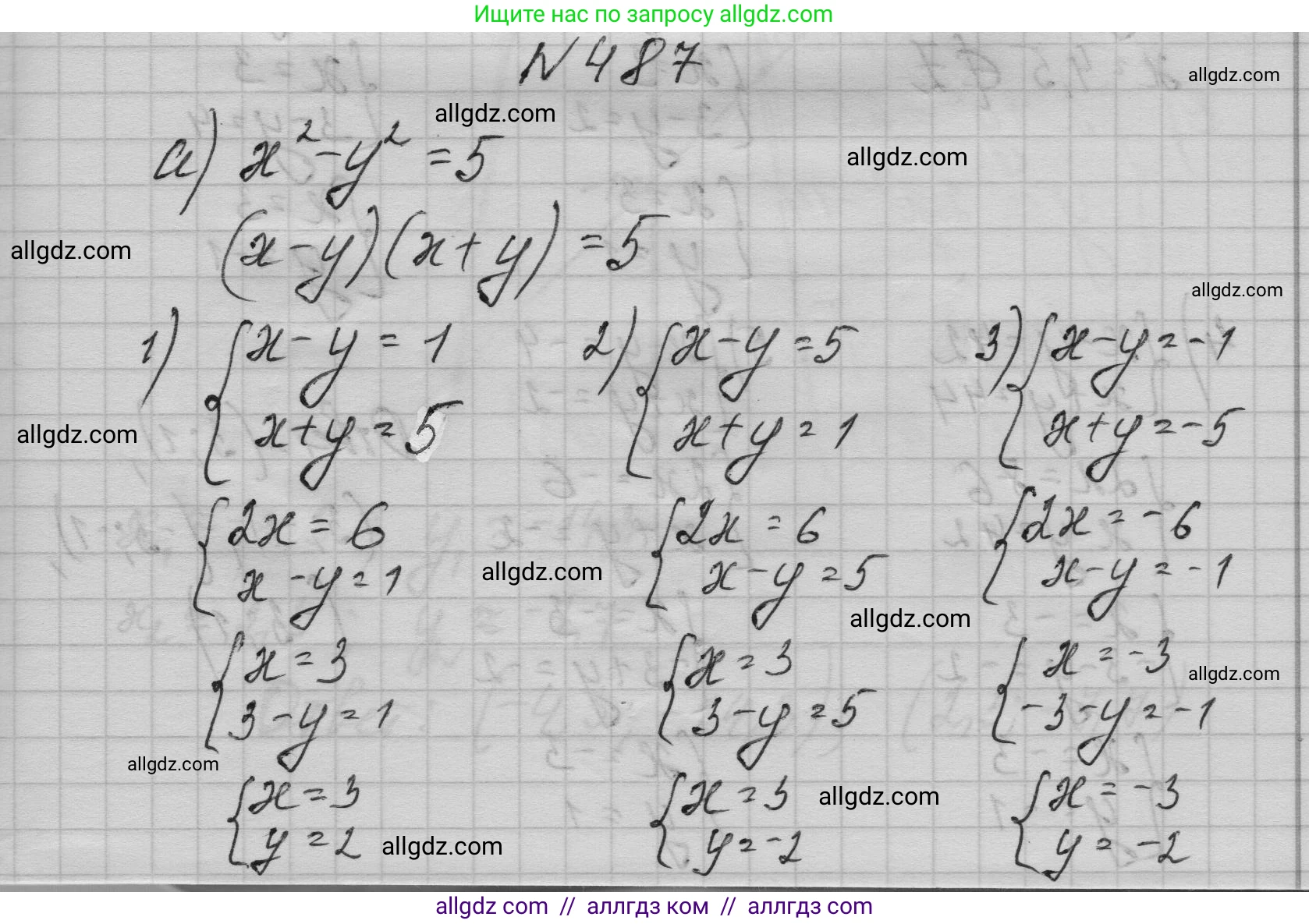 Алгебра, 9 класс Учебник, авторы: Макарычев Юрий Николаевич, Миндюк Нора Григорьевна, Нешков Константин Иванович, Суворова Светлана Борисовна, издательство Просвещение, Москва, 2023, белого цвета, страница 144, номер 487, Решение 1