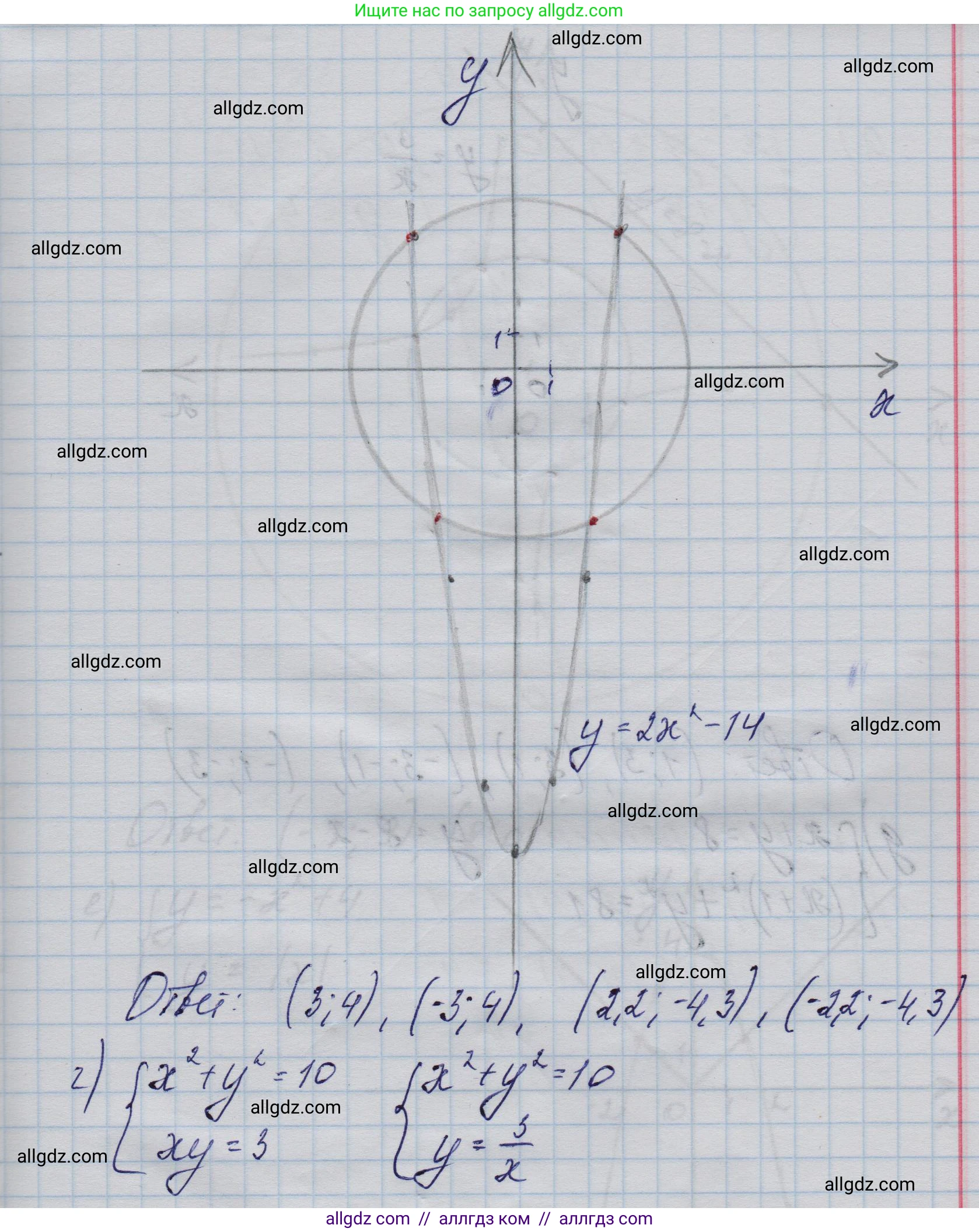 Алгебра, 9 класс Учебник, авторы: Макарычев Юрий Николаевич, Миндюк Нора Григорьевна, Нешков Константин Иванович, Суворова Светлана Борисовна, издательство Просвещение, Москва, 2023, белого цвета, страница 144, номер 488, Решение 1 (продолжение 3)