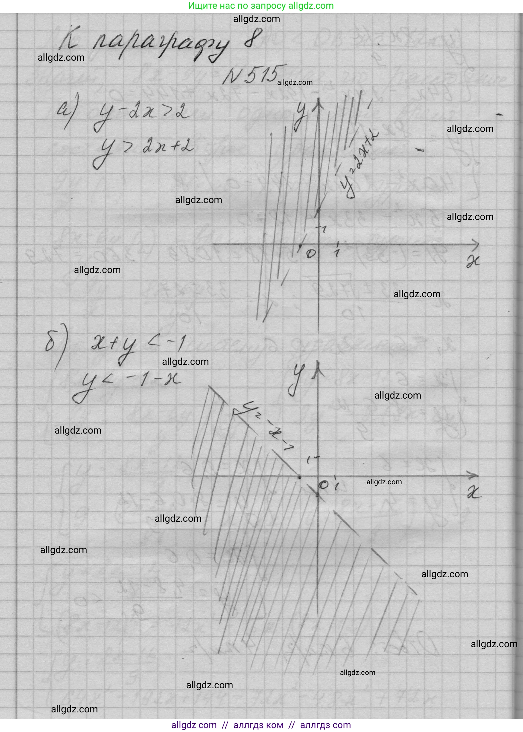 Алгебра, 9 класс Учебник, авторы: Макарычев Юрий Николаевич, Миндюк Нора Григорьевна, Нешков Константин Иванович, Суворова Светлана Борисовна, издательство Просвещение, Москва, 2023, белого цвета, страница 148, номер 515, Решение 1