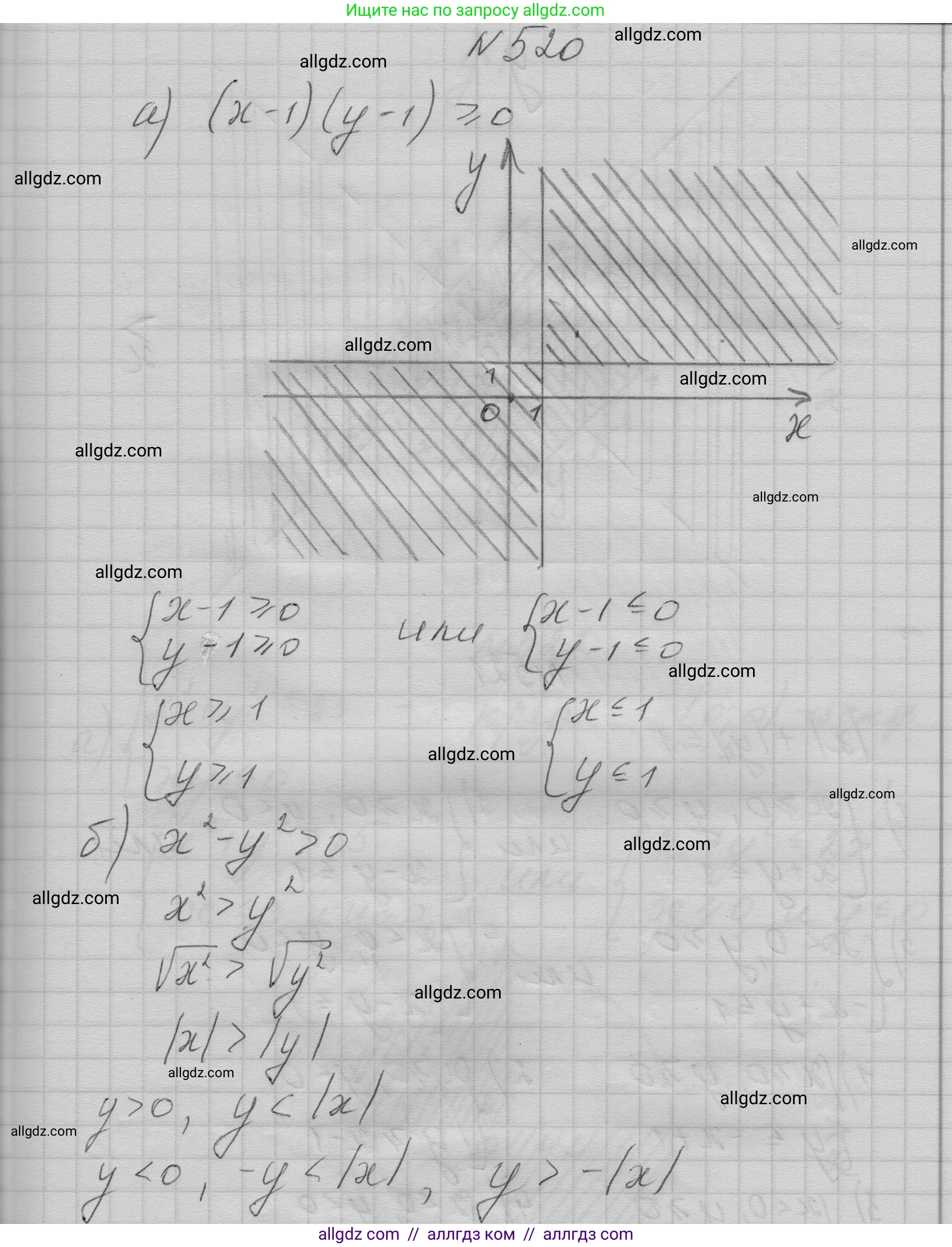 Алгебра, 9 класс Учебник, авторы: Макарычев Юрий Николаевич, Миндюк Нора Григорьевна, Нешков Константин Иванович, Суворова Светлана Борисовна, издательство Просвещение, Москва, 2023, белого цвета, страница 148, номер 520, Решение 1