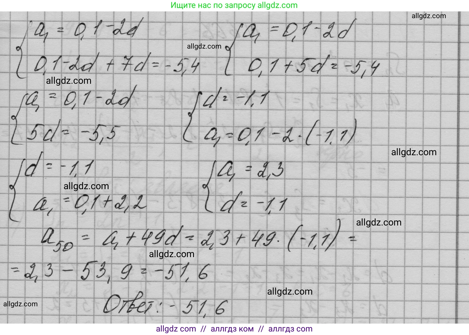 Алгебра, 9 класс Учебник, авторы: Макарычев Юрий Николаевич, Миндюк Нора Григорьевна, Нешков Константин Иванович, Суворова Светлана Борисовна, издательство Просвещение, Москва, 2023, белого цвета, страница 185, номер 664, Решение 1 (продолжение 3)
