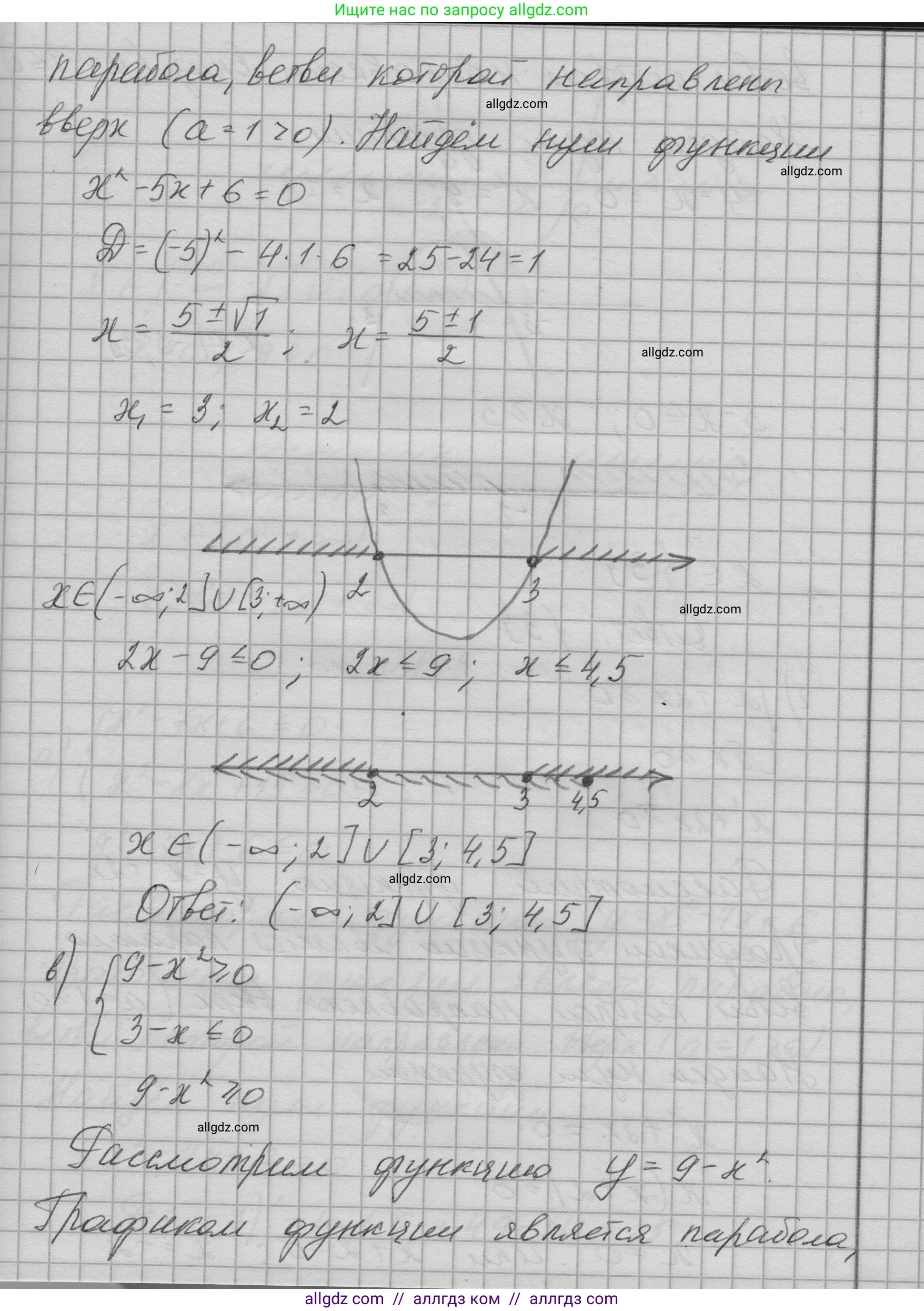 Алгебра, 9 класс Учебник, авторы: Макарычев Юрий Николаевич, Миндюк Нора Григорьевна, Нешков Константин Иванович, Суворова Светлана Борисовна, издательство Просвещение, Москва, 2023, белого цвета, страница 205, номер 812, Решение 1 (продолжение 3)