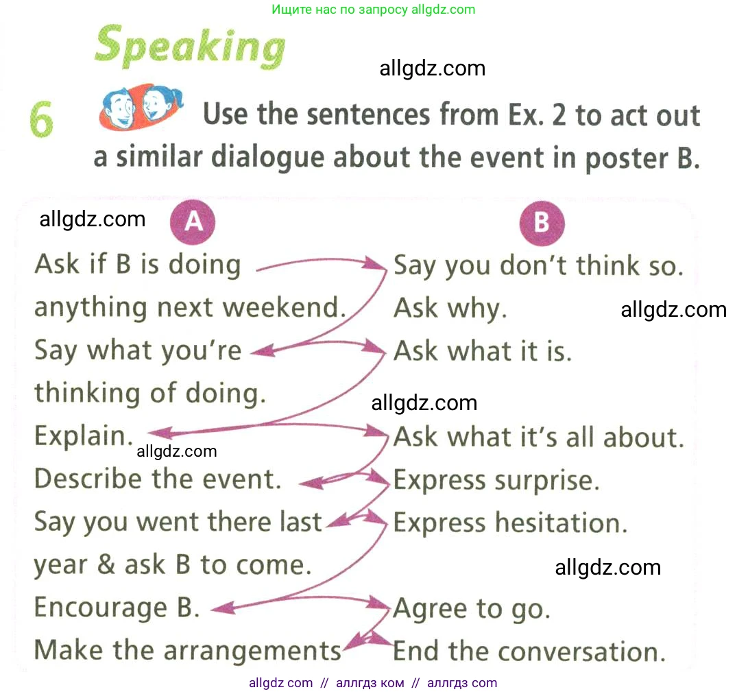 Английский язык (english), 9 класс Учебник (Student's book), авторы: Баранова Ксения Михайловна (Baranova Ksenia), Дули Дженни (Dooley Jenny), Копылова Виктория Викторовна (Kopylova Victoria), Мильруд Радислав Петрович (Millrood Radislav), Эванс Вирджиния (Evans Virginia), издательство Просвещение, Москва, 2023, белого цвета, страница 33, номер 6, Условие 2023-2027