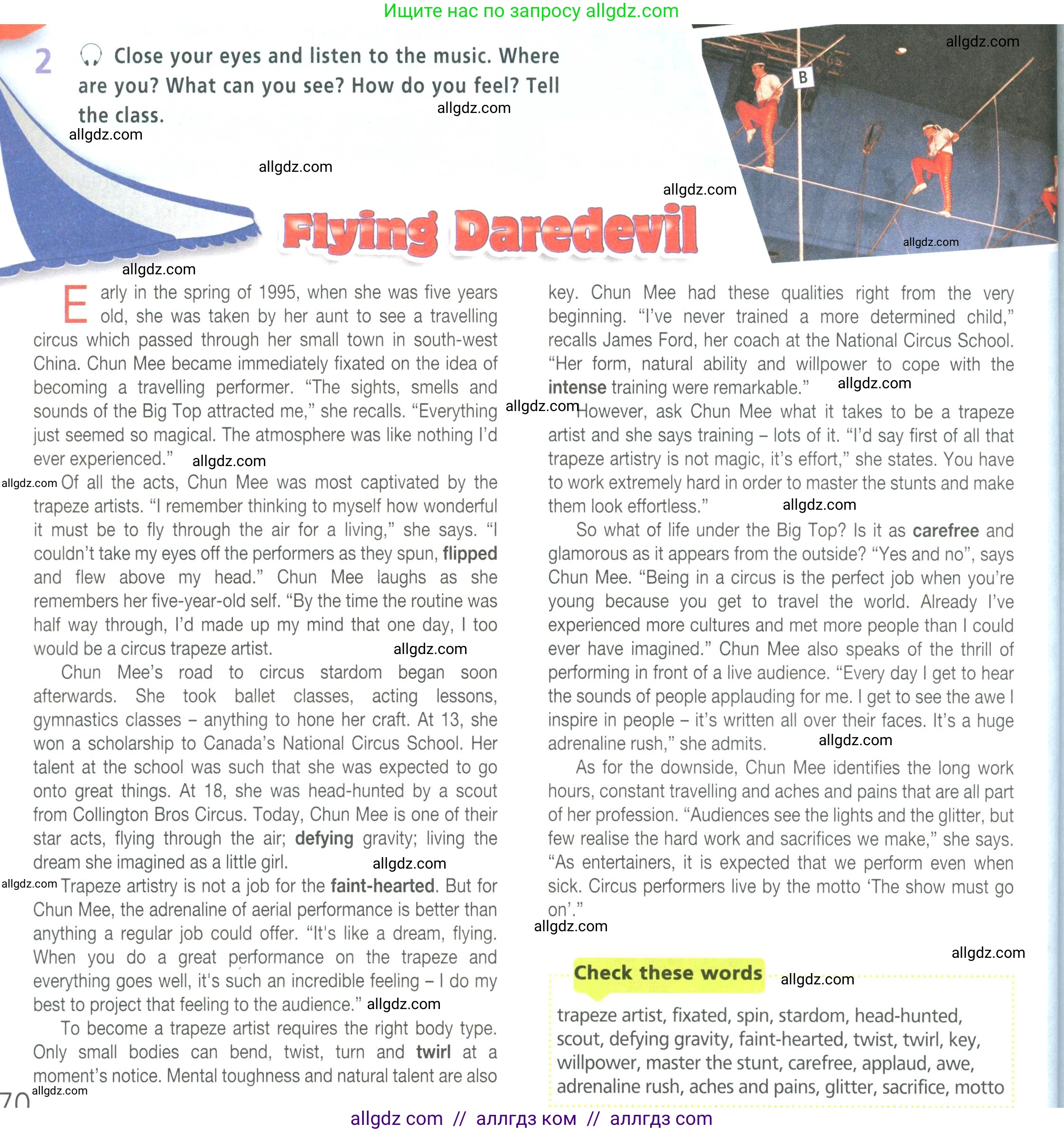 Английский язык (english), 9 класс Учебник (Student's book), авторы: Баранова Ксения Михайловна (Baranova Ksenia), Дули Дженни (Dooley Jenny), Копылова Виктория Викторовна (Kopylova Victoria), Мильруд Радислав Петрович (Millrood Radislav), Эванс Вирджиния (Evans Virginia), издательство Просвещение, Москва, 2023, белого цвета, страница 70, номер 2, Условие 2023-2027