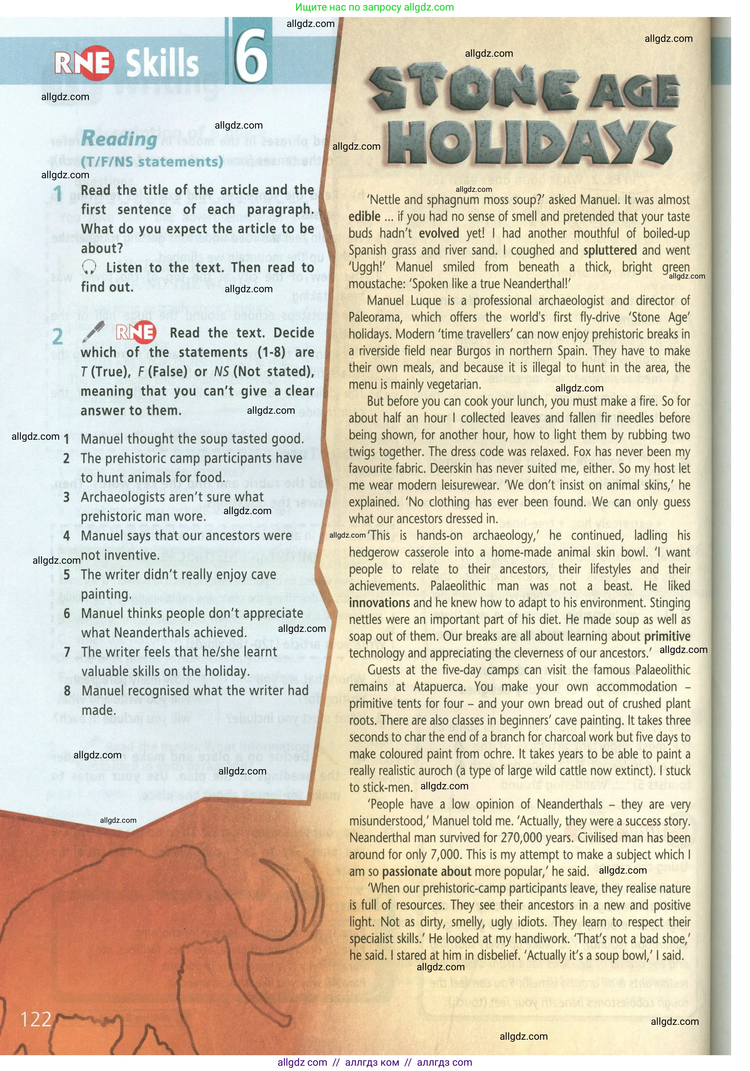 Английский язык (english), 9 класс Учебник (Student's book), авторы: Баранова Ксения Михайловна (Baranova Ksenia), Дули Дженни (Dooley Jenny), Копылова Виктория Викторовна (Kopylova Victoria), Мильруд Радислав Петрович (Millrood Radislav), Эванс Вирджиния (Evans Virginia), издательство Просвещение, Москва, 2023, белого цвета, страница 122