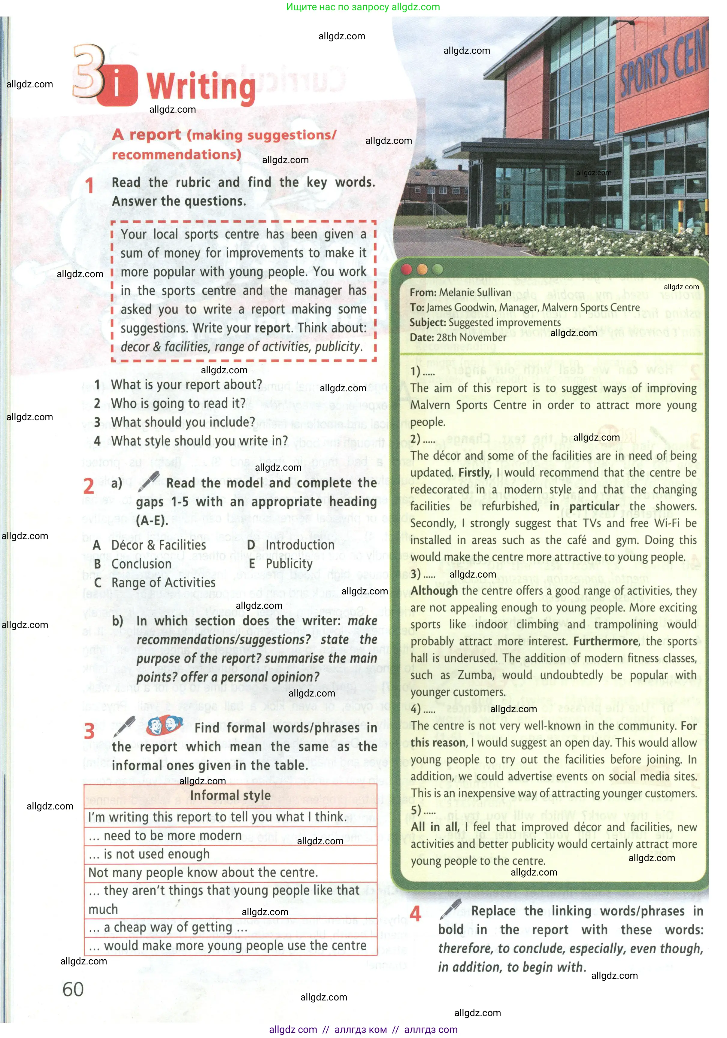 Английский язык (english), 9 класс Учебник (Student's book), авторы: Баранова Ксения Михайловна (Baranova Ksenia), Дули Дженни (Dooley Jenny), Копылова Виктория Викторовна (Kopylova Victoria), Мильруд Радислав Петрович (Millrood Radislav), Эванс Вирджиния (Evans Virginia), издательство Просвещение, Москва, 2023, белого цвета, страница 60