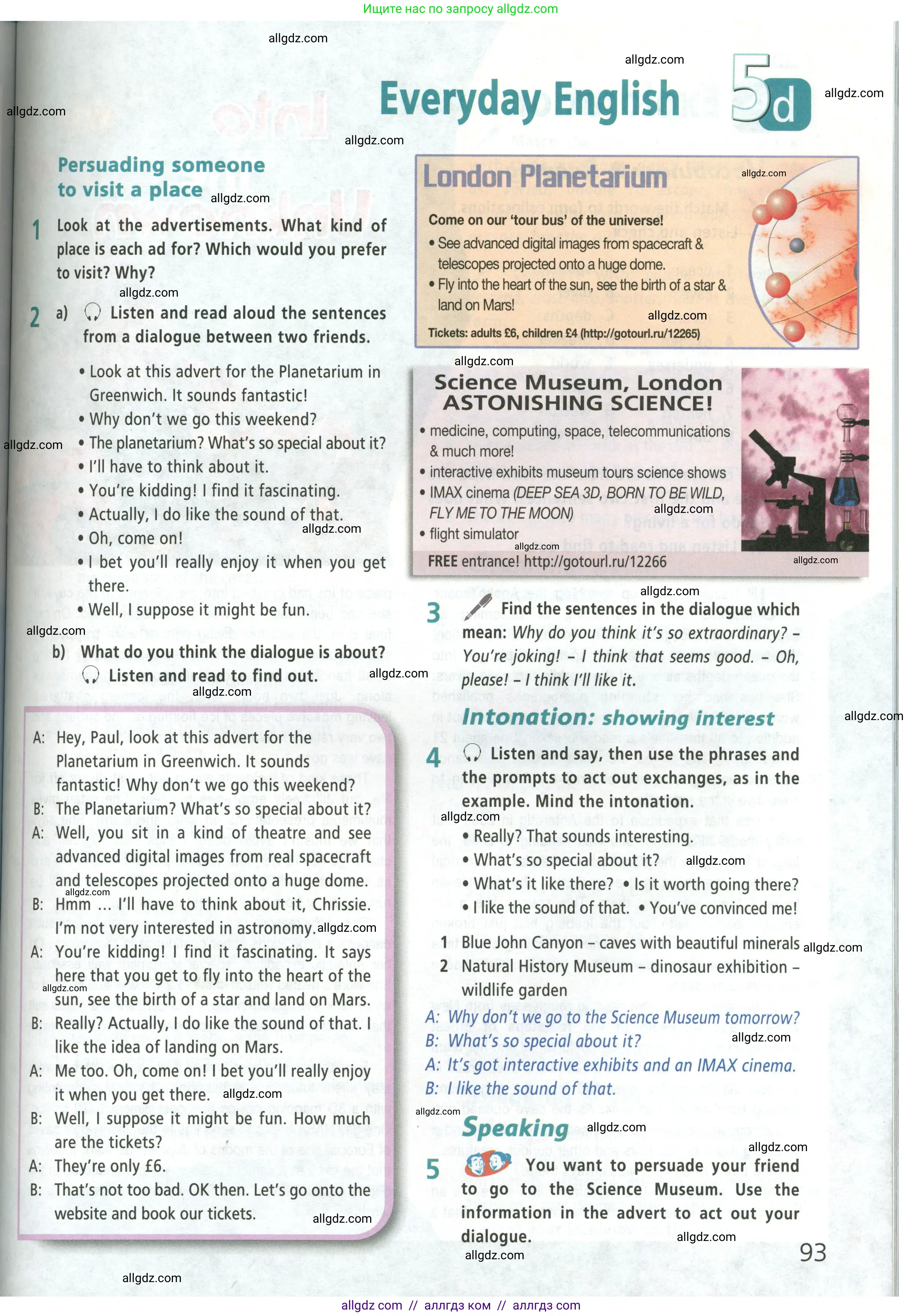 Английский язык (english), 9 класс Учебник (Student's book), авторы: Баранова Ксения Михайловна (Baranova Ksenia), Дули Дженни (Dooley Jenny), Копылова Виктория Викторовна (Kopylova Victoria), Мильруд Радислав Петрович (Millrood Radislav), Эванс Вирджиния (Evans Virginia), издательство Просвещение, Москва, 2023, белого цвета, страница 93