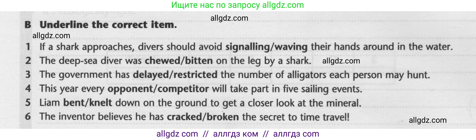 Английский язык (english), 9 класс контрольные задания (test booklet), авторы: Баранова Ксения Михайловна (Baranova Ksenia), Дули Дженни (Dooley Jenny), Копылова Виктория Викторовна (Kopylova Victoria), Мильруд Радислав Петрович (Millrood Radislav), Эванс Вирджиния (Evans Virginia), издательство Просвещение, Москва, 2019, серого цвета, страница 8, номер B, Условие 2024-2027
