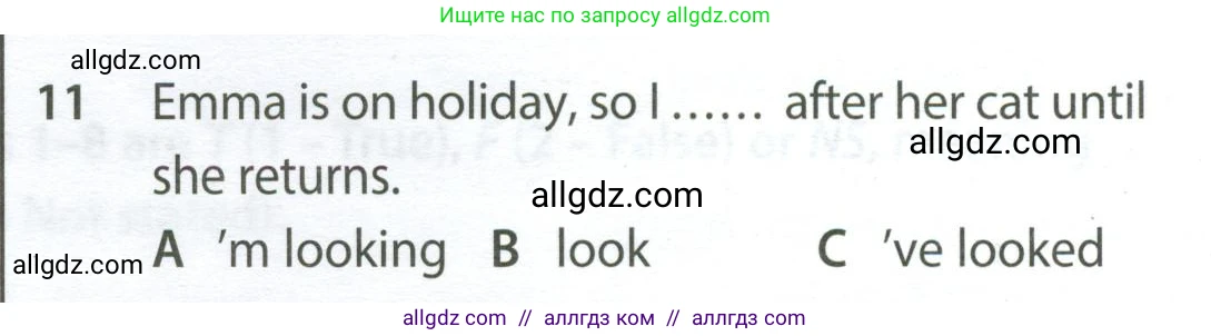 Английский язык (english), 9 класс контрольные задания (test booklet), авторы: Ваулина Юлия Евгеньевна (Vaulina Julia), Дули Дженни (Dooley Jenny), Подоляко Ольга Евгеньевна (Podolyako Olga), Эванс Вирджиния (Evans Virginia), издательство Просвещение, Москва, 2023, страница 26, номер 11, Условие 2024