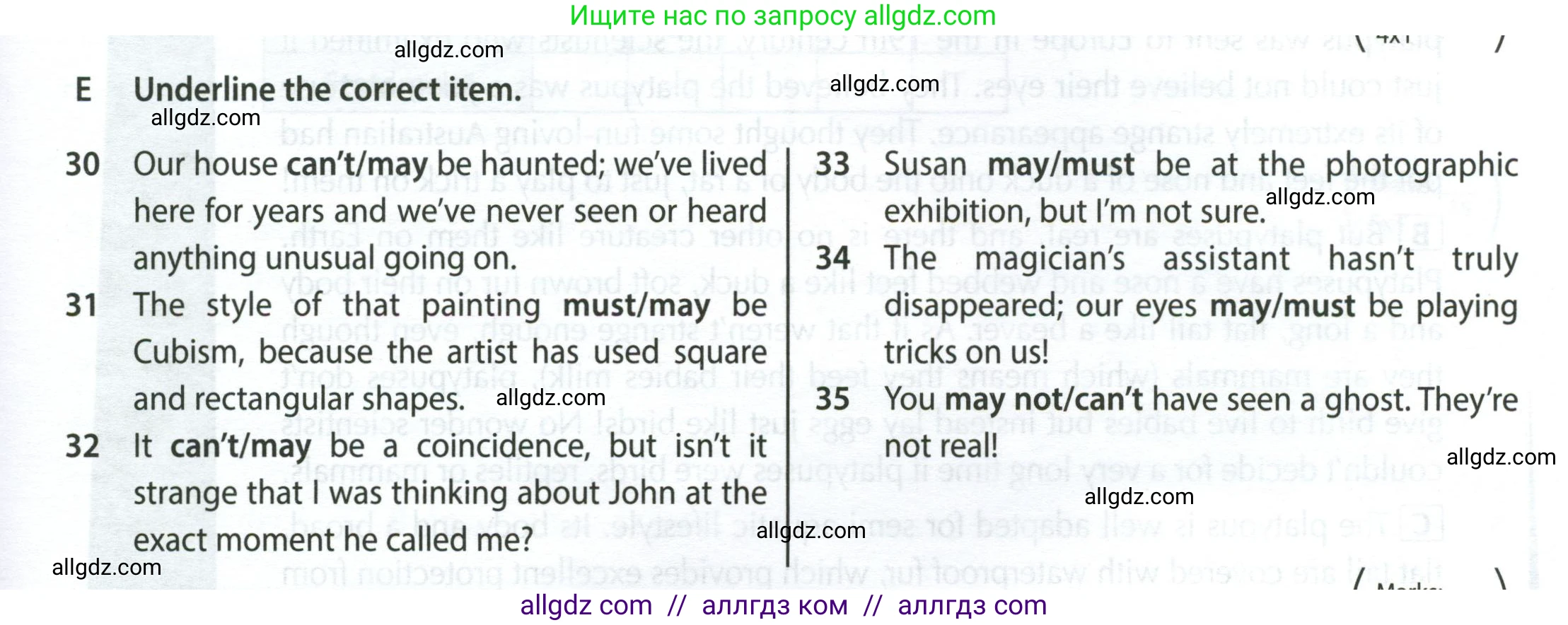 Английский язык (english), 9 класс контрольные задания (test booklet), авторы: Ваулина Юлия Евгеньевна (Vaulina Julia), Дули Дженни (Dooley Jenny), Подоляко Ольга Евгеньевна (Podolyako Olga), Эванс Вирджиния (Evans Virginia), издательство Просвещение, Москва, 2023, страница 19, номер E, Условие 2024