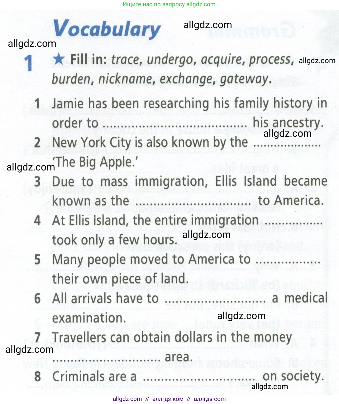 Английский язык (english), 9 класс Рабочая тетрадь (workbook), авторы: Баранова Ксения Михайловна (Baranova Ksenia), Дули Дженни (Dooley Jenny), Копылова Виктория Викторовна (Kopylova Victoria), Мильруд Радислав Петрович (Millrood Radislav), Эванс Вирджиния (Evans Virginia), издательство Просвещение, Москва, 2024, белого цвета, страница 6, номер 1, Условие 2024-2027