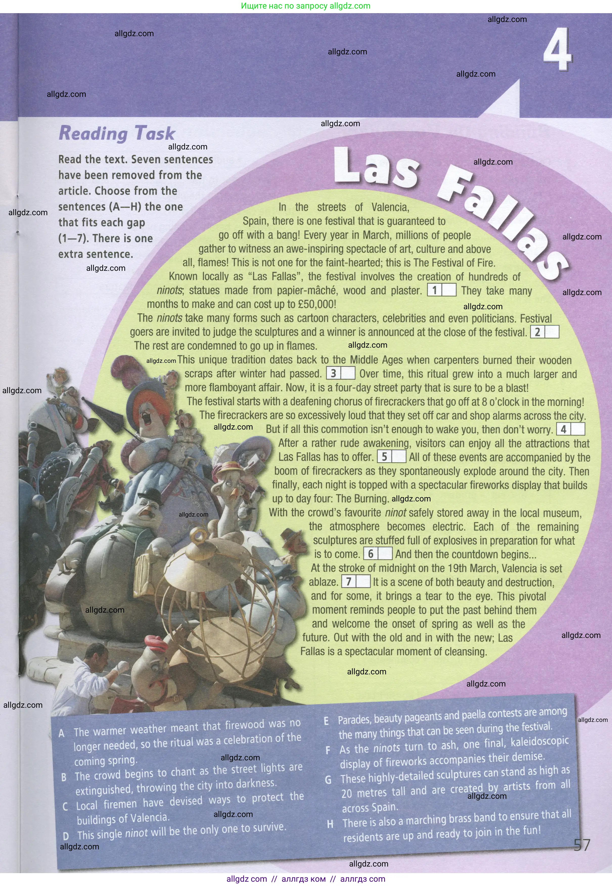 Английский язык (english), 9 класс Рабочая тетрадь (workbook), авторы: Баранова Ксения Михайловна (Baranova Ksenia), Дули Дженни (Dooley Jenny), Копылова Виктория Викторовна (Kopylova Victoria), Мильруд Радислав Петрович (Millrood Radislav), Эванс Вирджиния (Evans Virginia), издательство Просвещение, Москва, 2024, белого цвета, страница 57