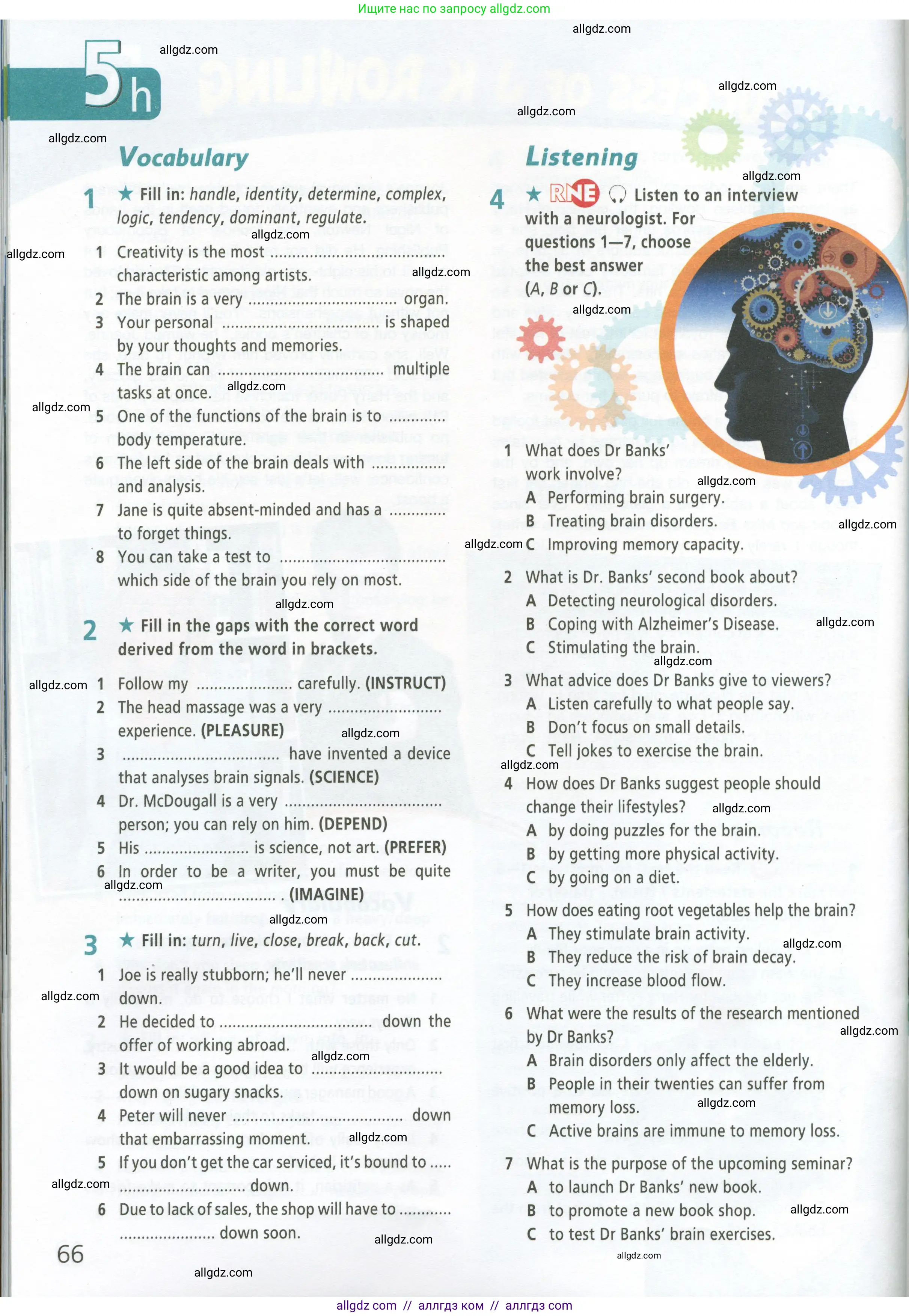 Английский язык (english), 9 класс Рабочая тетрадь (workbook), авторы: Баранова Ксения Михайловна (Baranova Ksenia), Дули Дженни (Dooley Jenny), Копылова Виктория Викторовна (Kopylova Victoria), Мильруд Радислав Петрович (Millrood Radislav), Эванс Вирджиния (Evans Virginia), издательство Просвещение, Москва, 2024, белого цвета, страница 66