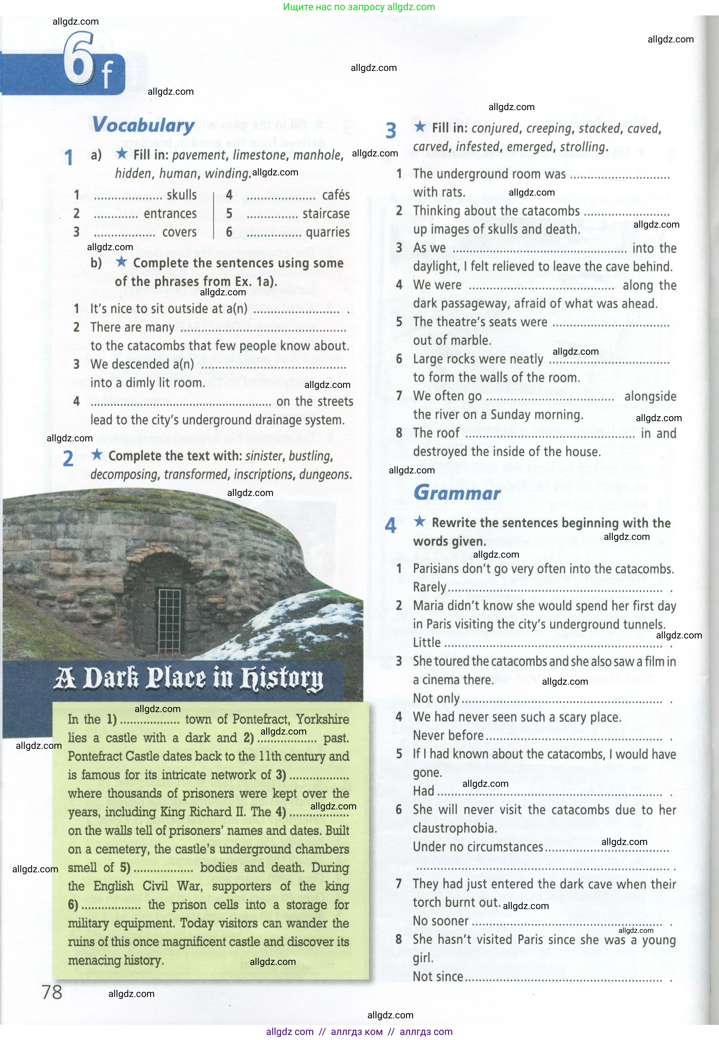 Английский язык (english), 9 класс Рабочая тетрадь (workbook), авторы: Баранова Ксения Михайловна (Baranova Ksenia), Дули Дженни (Dooley Jenny), Копылова Виктория Викторовна (Kopylova Victoria), Мильруд Радислав Петрович (Millrood Radislav), Эванс Вирджиния (Evans Virginia), издательство Просвещение, Москва, 2024, белого цвета, страница 78