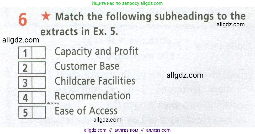 Английский язык (english), 9 класс Рабочая тетрадь (workbook), авторы: Баранова Ксения Михайловна (Baranova Ksenia), Дули Дженни (Dooley Jenny), Копылова Виктория Викторовна (Kopylova Victoria), Мильруд Радислав Петрович (Millrood Radislav), Эванс Вирджиния (Evans Virginia), издательство Просвещение, Москва, 2024, белого цвета, страница 40, номер 6, Условие 2024-2027