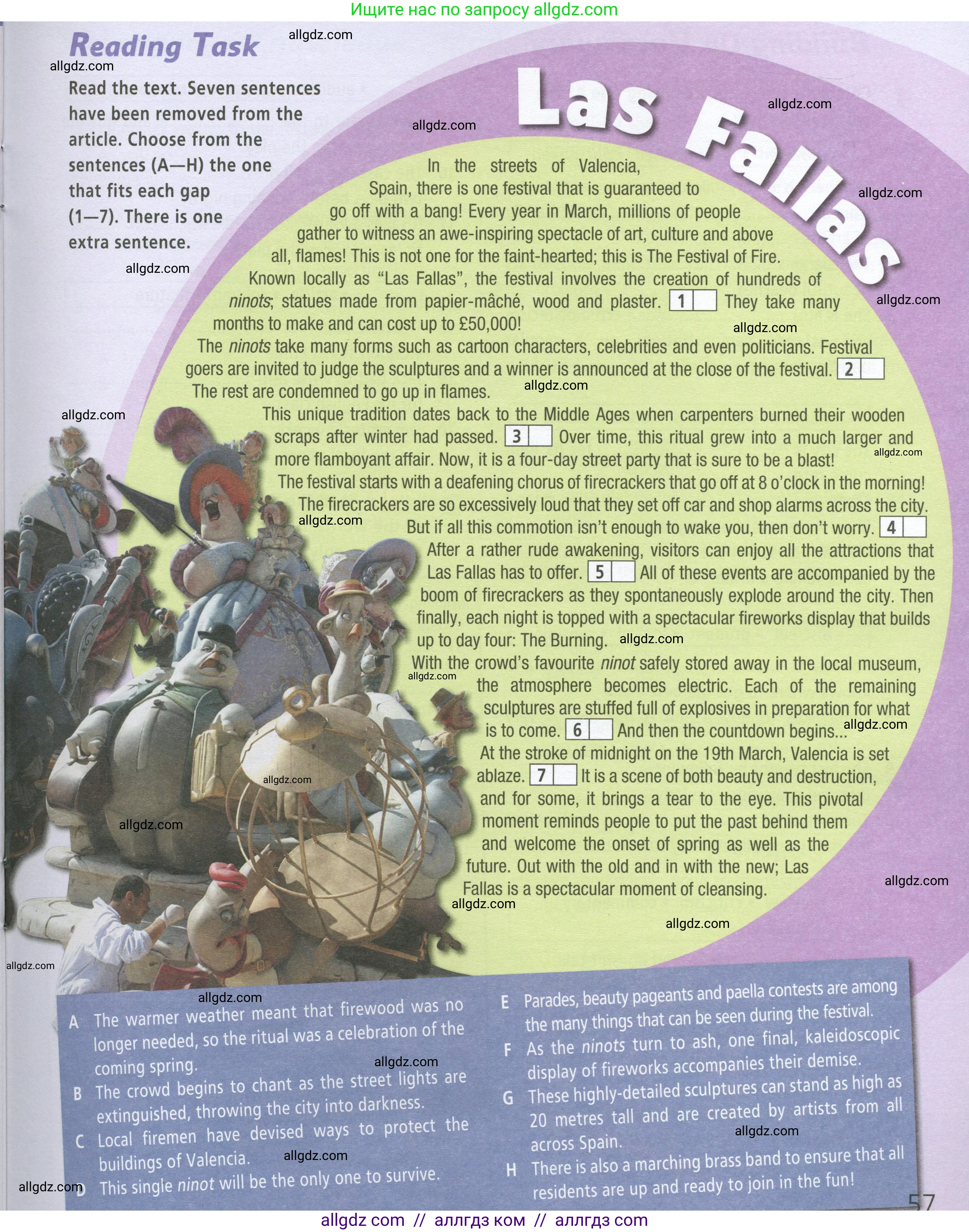 Английский язык (english), 9 класс Рабочая тетрадь (workbook), авторы: Баранова Ксения Михайловна (Baranova Ksenia), Дули Дженни (Dooley Jenny), Копылова Виктория Викторовна (Kopylova Victoria), Мильруд Радислав Петрович (Millrood Radislav), Эванс Вирджиния (Evans Virginia), издательство Просвещение, Москва, 2024, белого цвета, страница 57, Условие 2024-2027