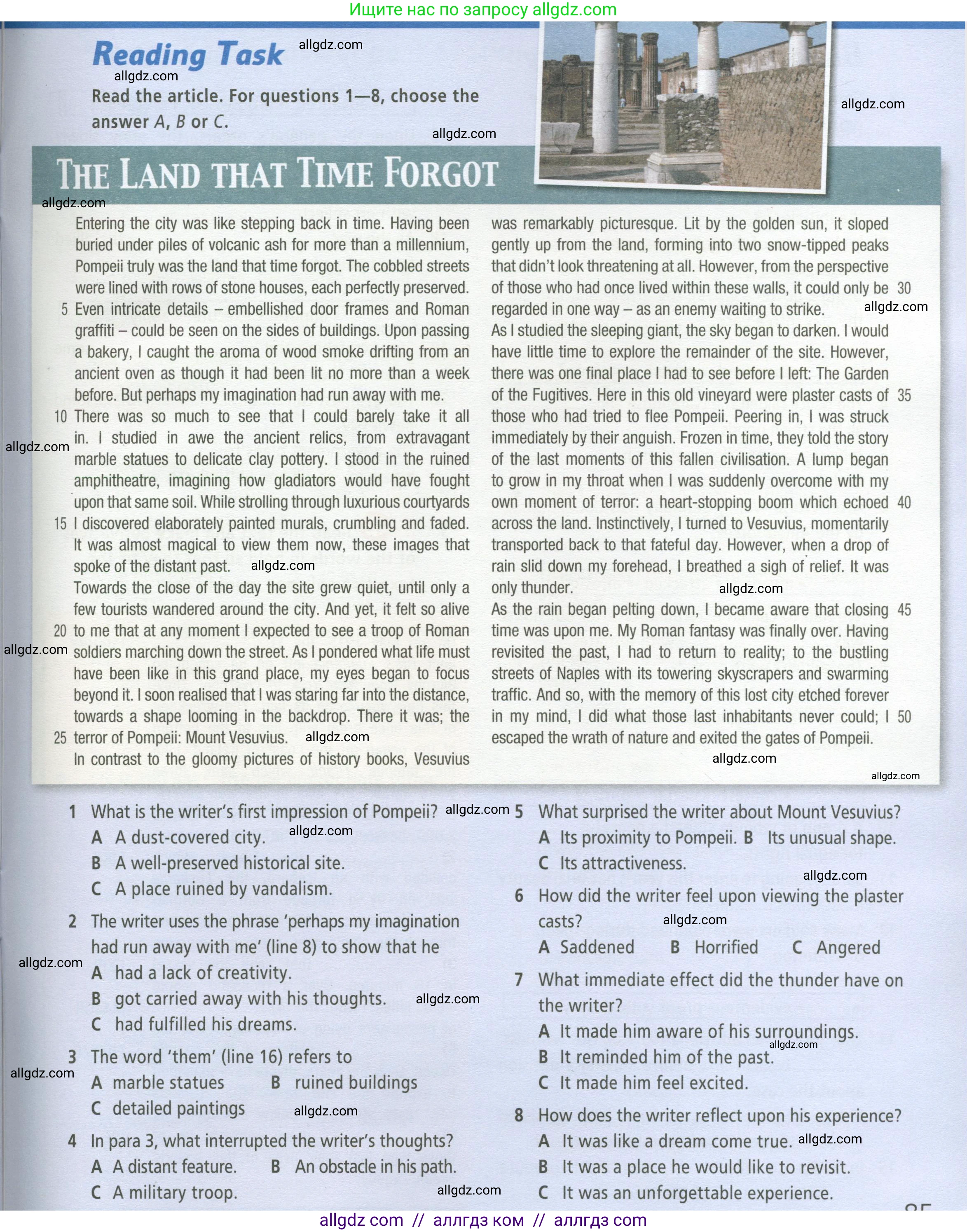 Английский язык (english), 9 класс Рабочая тетрадь (workbook), авторы: Баранова Ксения Михайловна (Baranova Ksenia), Дули Дженни (Dooley Jenny), Копылова Виктория Викторовна (Kopylova Victoria), Мильруд Радислав Петрович (Millrood Radislav), Эванс Вирджиния (Evans Virginia), издательство Просвещение, Москва, 2024, белого цвета, страница 85, Условие 2024-2027