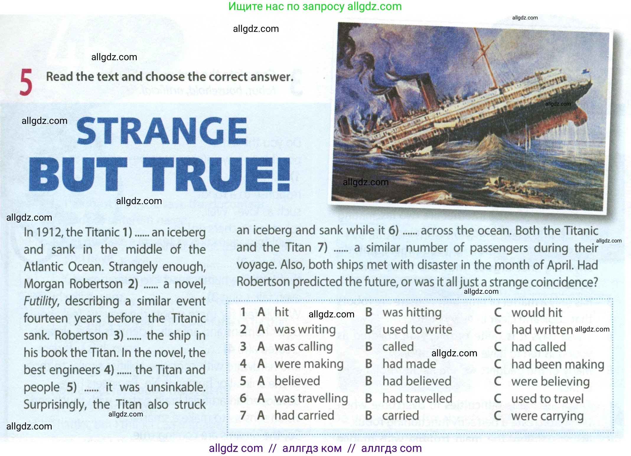 Английский язык (english), 9 класс Рабочая тетрадь (workbook), авторы: Ваулина Юлия Евгеньевна (Vaulina Julia), Дули Дженни (Dooley Jenny), Подоляко Ольга Евгеньевна (Podolyako Olga), Эванс Вирджиния (Evans Virginia), издательство Просвещение, Москва, 2024, страница 33, номер 5, Условие 2024