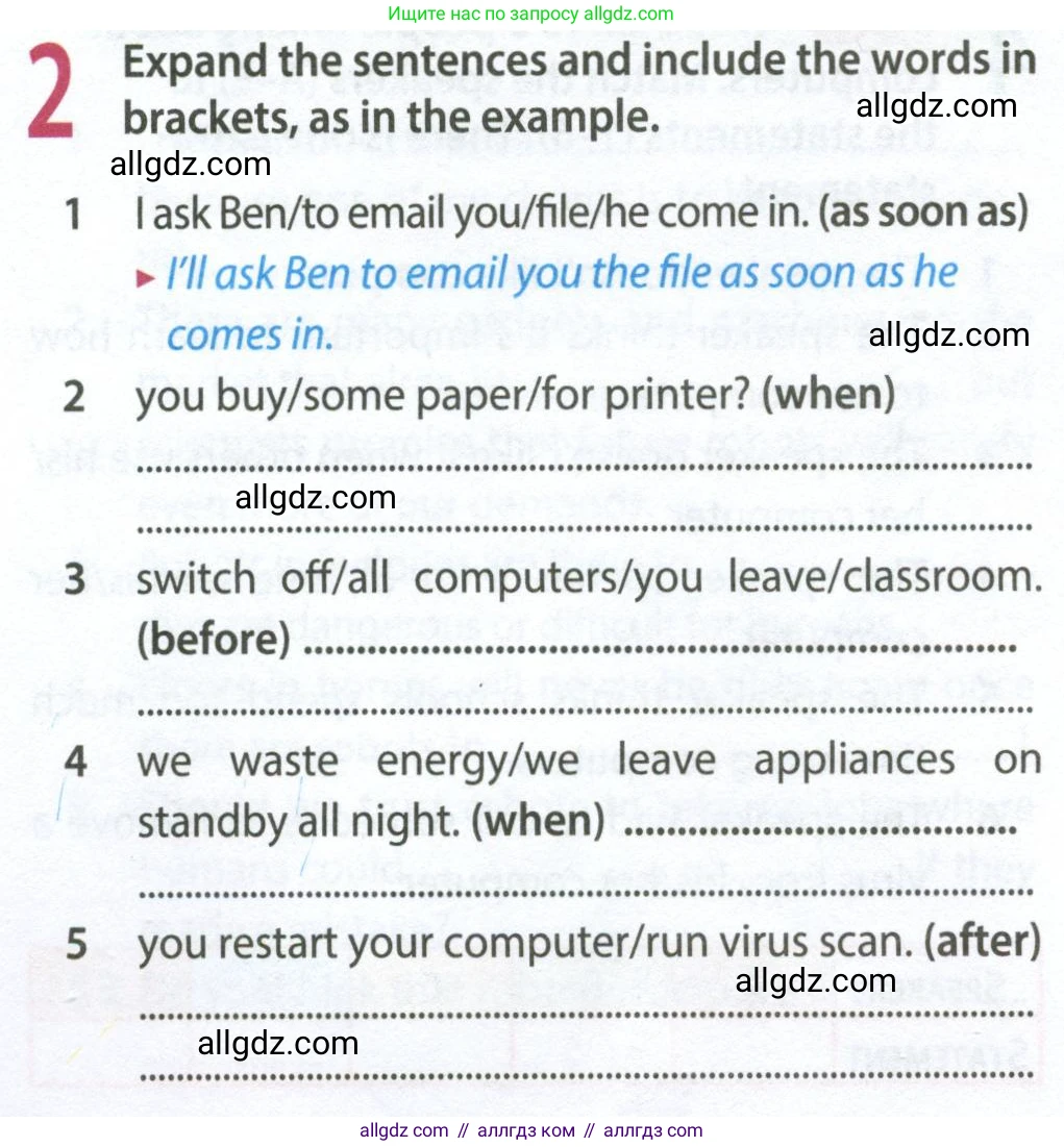 Английский язык (english), 9 класс Рабочая тетрадь (workbook), авторы: Ваулина Юлия Евгеньевна (Vaulina Julia), Дули Дженни (Dooley Jenny), Подоляко Ольга Евгеньевна (Podolyako Olga), Эванс Вирджиния (Evans Virginia), издательство Просвещение, Москва, 2024, страница 36, номер 2, Условие 2024