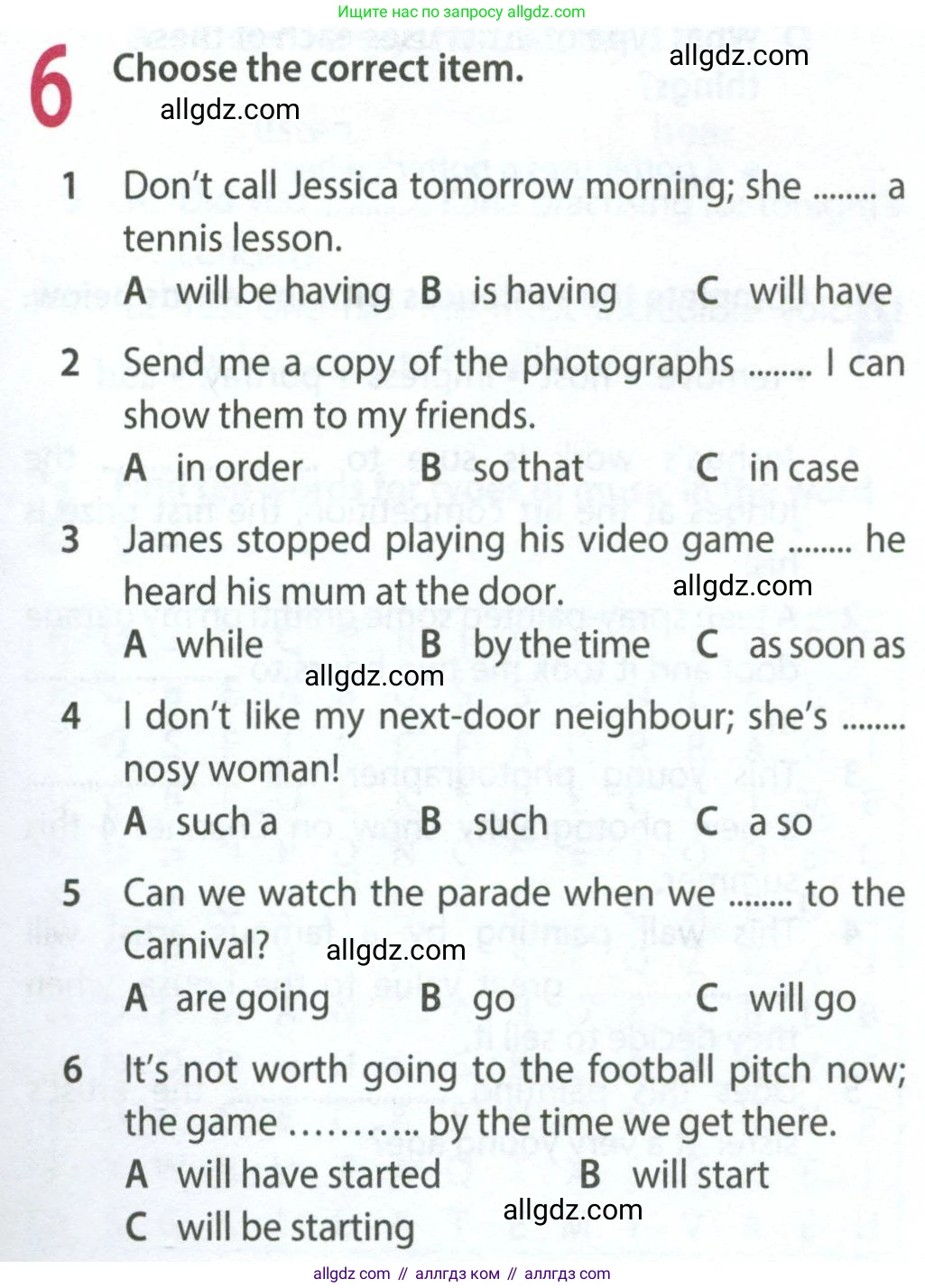 Английский язык (english), 9 класс Рабочая тетрадь (workbook), авторы: Ваулина Юлия Евгеньевна (Vaulina Julia), Дули Дженни (Dooley Jenny), Подоляко Ольга Евгеньевна (Podolyako Olga), Эванс Вирджиния (Evans Virginia), издательство Просвещение, Москва, 2024, страница 43, номер 6, Условие 2024