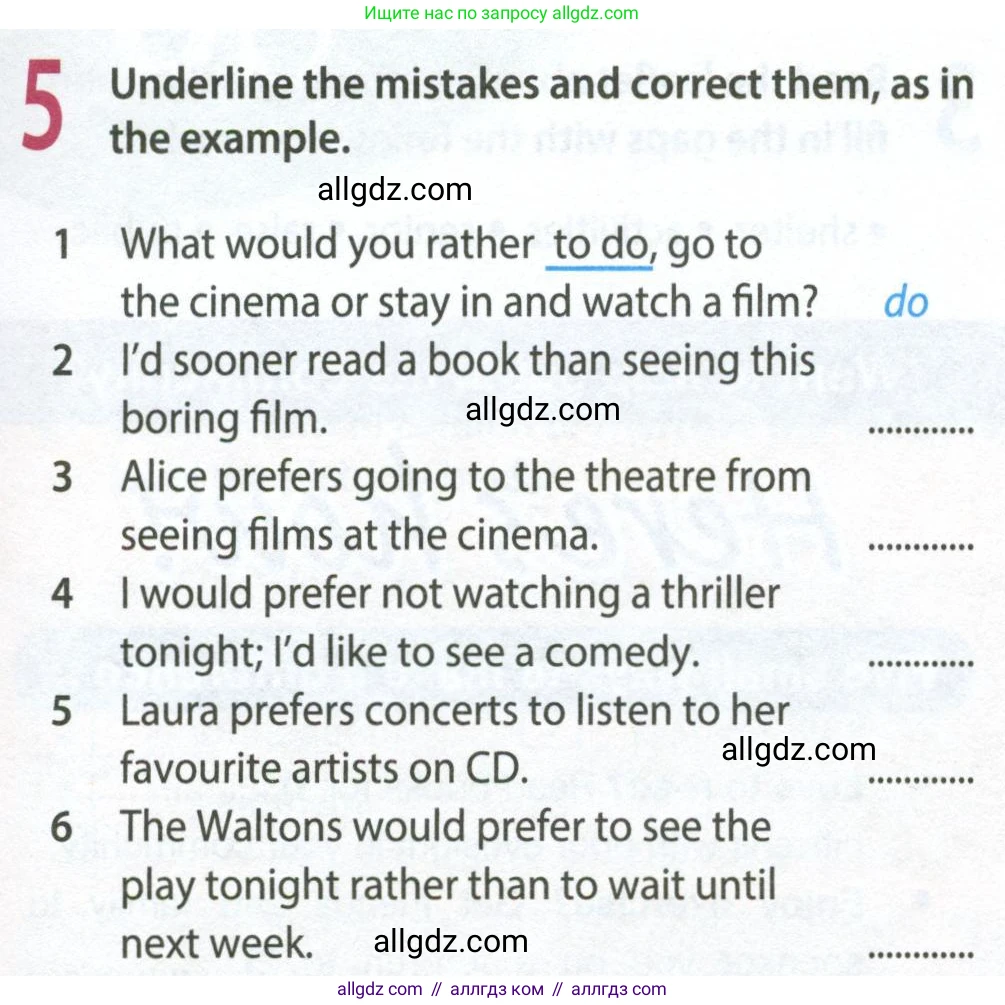 Английский язык (english), 9 класс Рабочая тетрадь (workbook), авторы: Ваулина Юлия Евгеньевна (Vaulina Julia), Дули Дженни (Dooley Jenny), Подоляко Ольга Евгеньевна (Podolyako Olga), Эванс Вирджиния (Evans Virginia), издательство Просвещение, Москва, 2024, страница 53, номер 5, Условие 2024