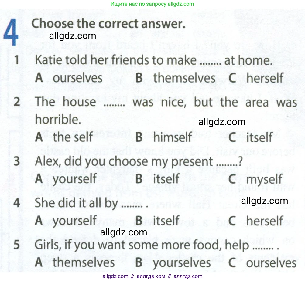 Английский язык (english), 9 класс Рабочая тетрадь (workbook), авторы: Ваулина Юлия Евгеньевна (Vaulina Julia), Дули Дженни (Dooley Jenny), Подоляко Ольга Евгеньевна (Podolyako Olga), Эванс Вирджиния (Evans Virginia), издательство Просвещение, Москва, 2024, страница 57, номер 4, Условие 2024