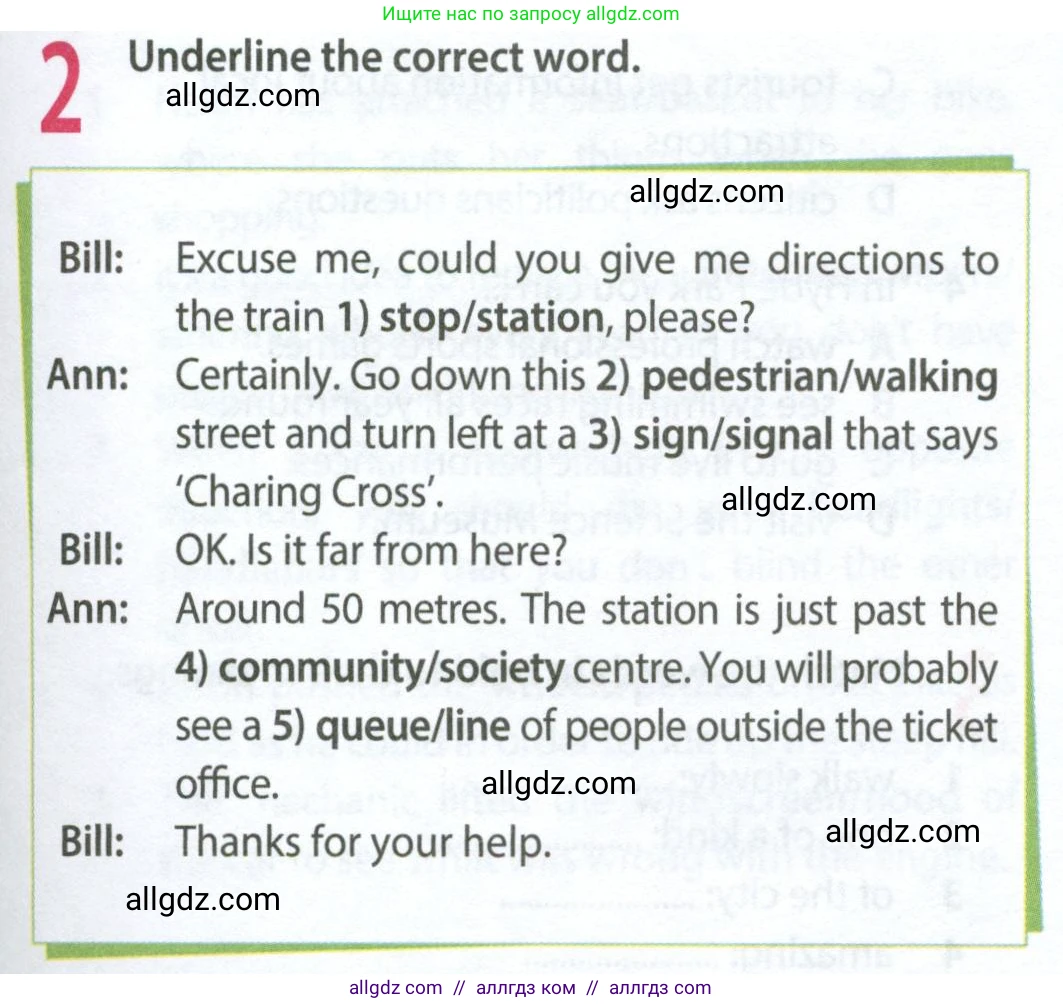 Английский язык (english), 9 класс Рабочая тетрадь (workbook), авторы: Ваулина Юлия Евгеньевна (Vaulina Julia), Дули Дженни (Dooley Jenny), Подоляко Ольга Евгеньевна (Podolyako Olga), Эванс Вирджиния (Evans Virginia), издательство Просвещение, Москва, 2024, страница 59, номер 2, Условие 2024