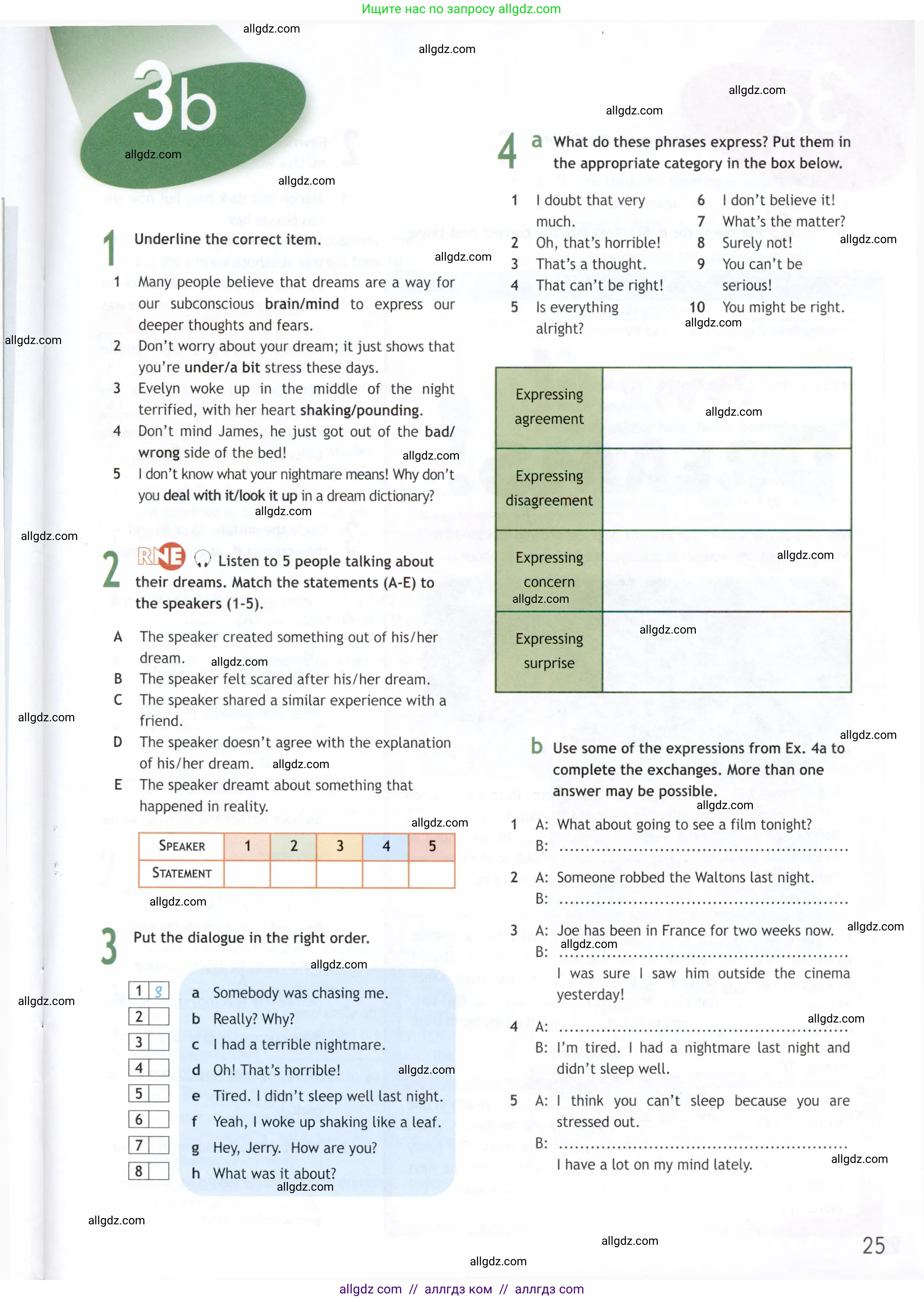 Английский язык (english), 9 класс Рабочая тетрадь (workbook), авторы: Ваулина Юлия Евгеньевна (Vaulina Julia), Дули Дженни (Dooley Jenny), Подоляко Ольга Евгеньевна (Podolyako Olga), Эванс Вирджиния (Evans Virginia), издательство Просвещение, Москва, 2024, страница 25