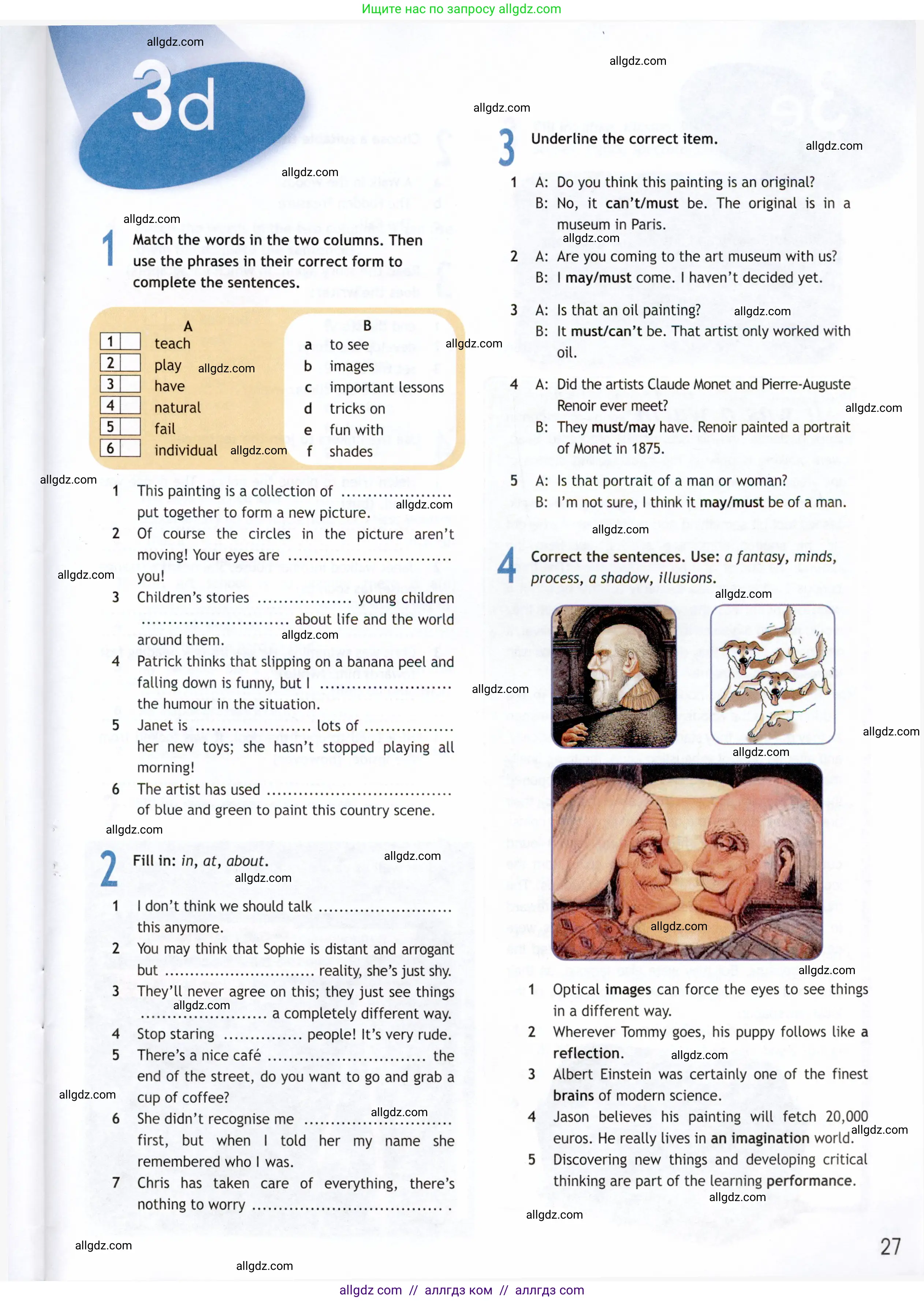 Английский язык (english), 9 класс Рабочая тетрадь (workbook), авторы: Ваулина Юлия Евгеньевна (Vaulina Julia), Дули Дженни (Dooley Jenny), Подоляко Ольга Евгеньевна (Podolyako Olga), Эванс Вирджиния (Evans Virginia), издательство Просвещение, Москва, 2024, страница 27