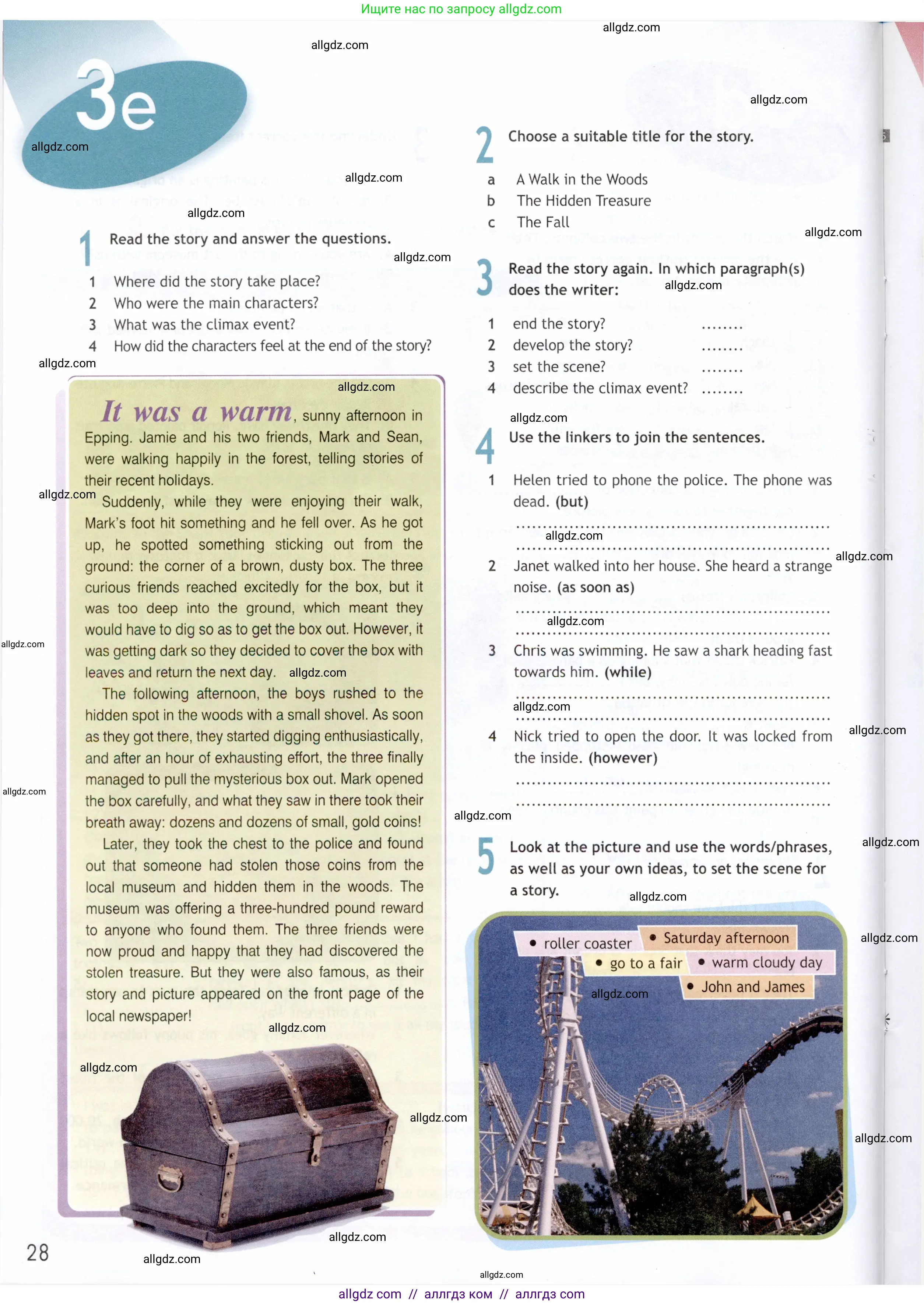 Английский язык (english), 9 класс Рабочая тетрадь (workbook), авторы: Ваулина Юлия Евгеньевна (Vaulina Julia), Дули Дженни (Dooley Jenny), Подоляко Ольга Евгеньевна (Podolyako Olga), Эванс Вирджиния (Evans Virginia), издательство Просвещение, Москва, 2024, страница 28