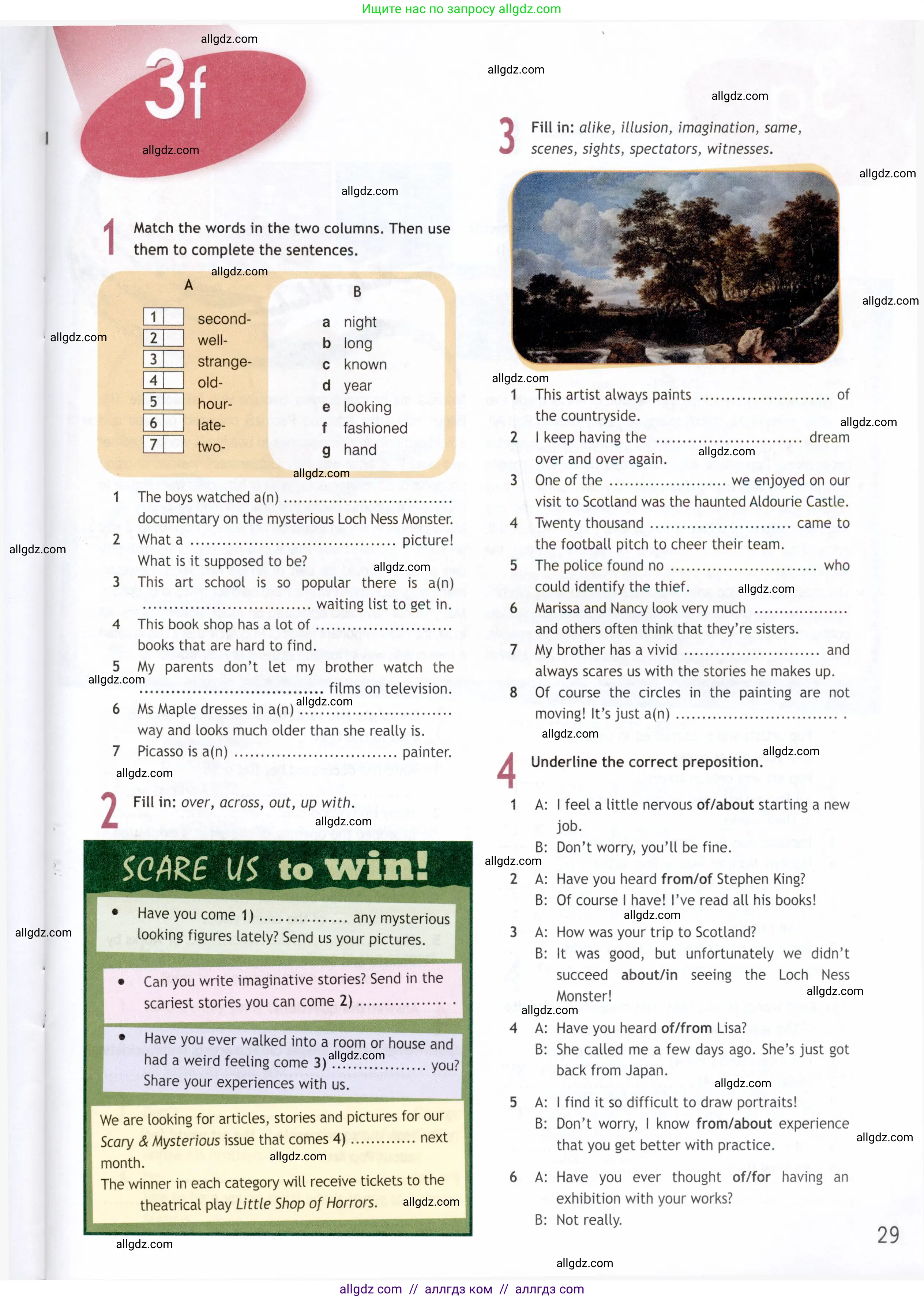 Английский язык (english), 9 класс Рабочая тетрадь (workbook), авторы: Ваулина Юлия Евгеньевна (Vaulina Julia), Дули Дженни (Dooley Jenny), Подоляко Ольга Евгеньевна (Podolyako Olga), Эванс Вирджиния (Evans Virginia), издательство Просвещение, Москва, 2024, страница 29