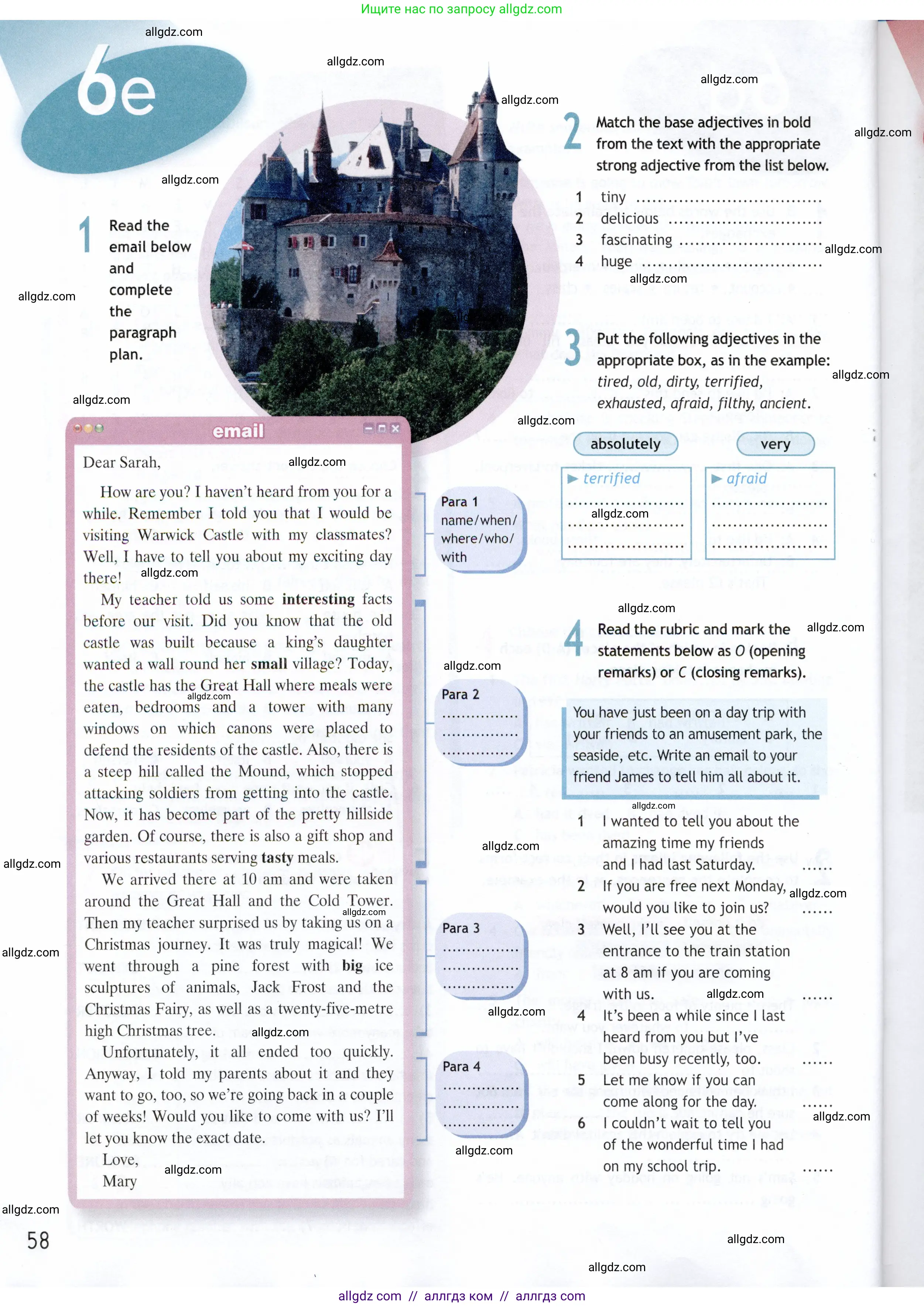 Английский язык (english), 9 класс Рабочая тетрадь (workbook), авторы: Ваулина Юлия Евгеньевна (Vaulina Julia), Дули Дженни (Dooley Jenny), Подоляко Ольга Евгеньевна (Podolyako Olga), Эванс Вирджиния (Evans Virginia), издательство Просвещение, Москва, 2024, страница 58