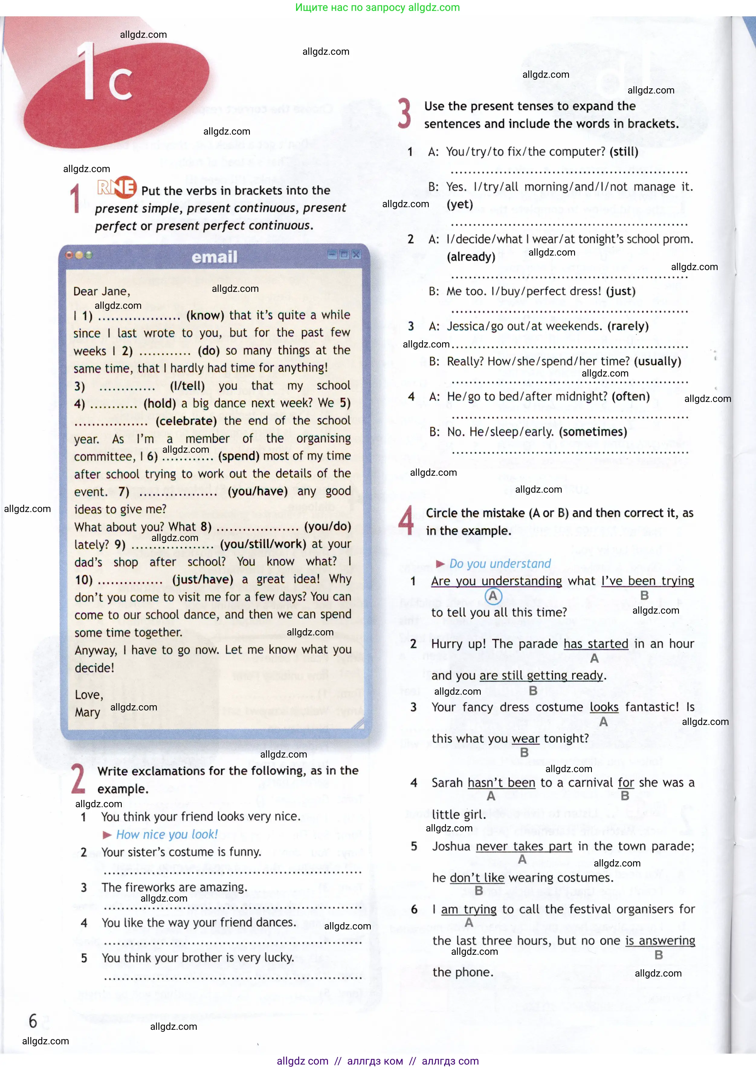 Английский язык (english), 9 класс Рабочая тетрадь (workbook), авторы: Ваулина Юлия Евгеньевна (Vaulina Julia), Дули Дженни (Dooley Jenny), Подоляко Ольга Евгеньевна (Podolyako Olga), Эванс Вирджиния (Evans Virginia), издательство Просвещение, Москва, 2024, страница 6