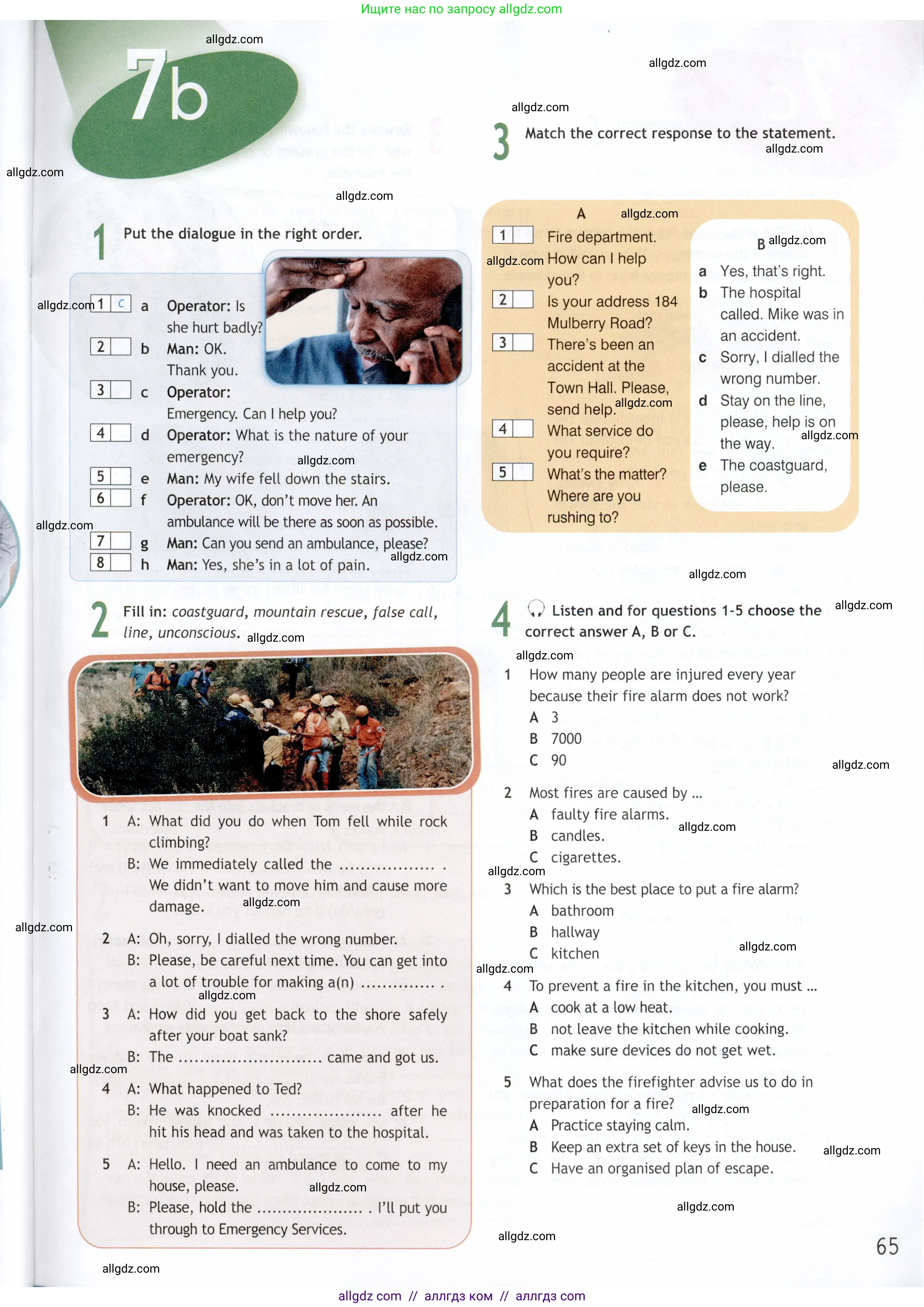 Английский язык (english), 9 класс Рабочая тетрадь (workbook), авторы: Ваулина Юлия Евгеньевна (Vaulina Julia), Дули Дженни (Dooley Jenny), Подоляко Ольга Евгеньевна (Podolyako Olga), Эванс Вирджиния (Evans Virginia), издательство Просвещение, Москва, 2024, страница 65
