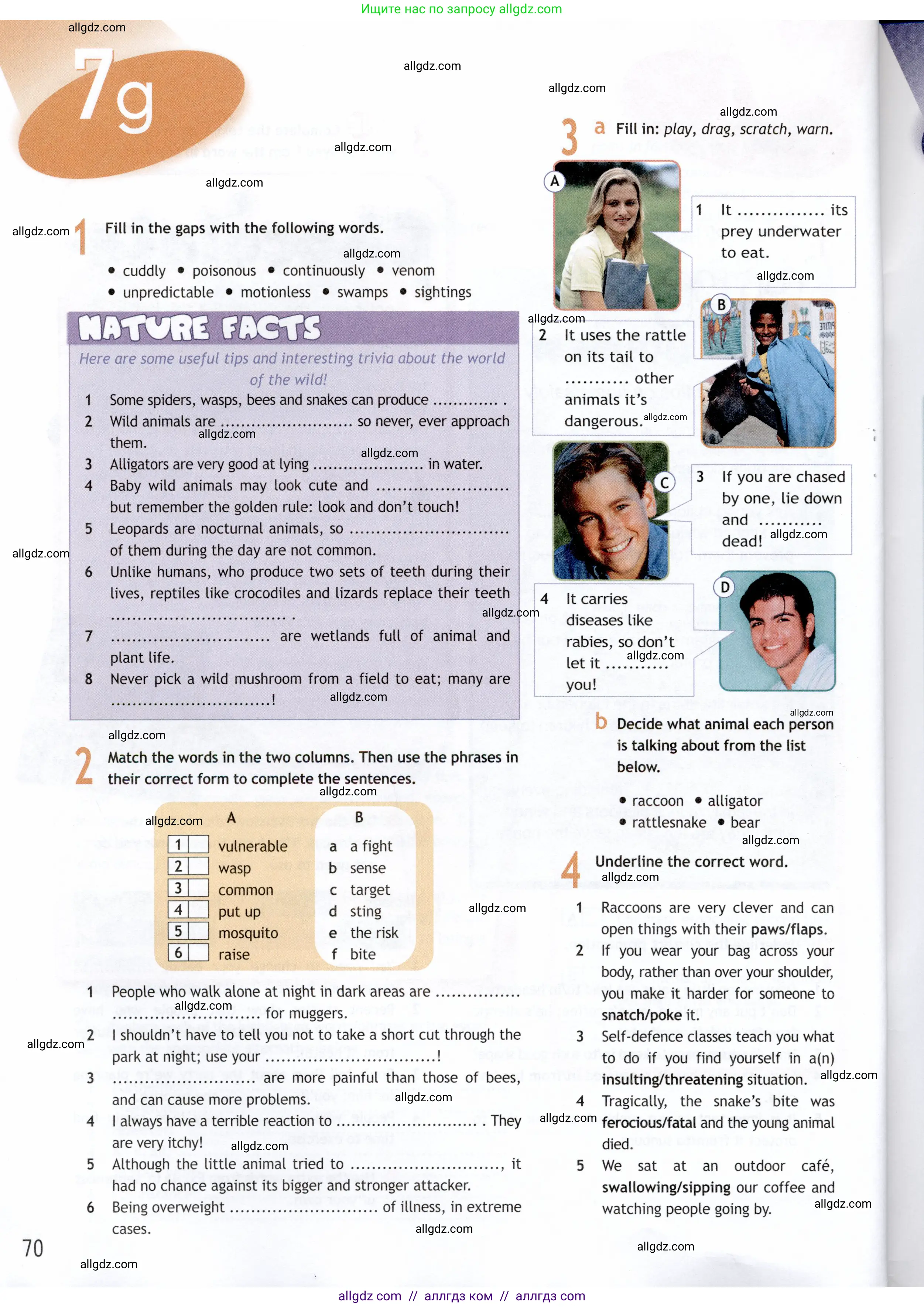 Английский язык (english), 9 класс Рабочая тетрадь (workbook), авторы: Ваулина Юлия Евгеньевна (Vaulina Julia), Дули Дженни (Dooley Jenny), Подоляко Ольга Евгеньевна (Podolyako Olga), Эванс Вирджиния (Evans Virginia), издательство Просвещение, Москва, 2024, страница 70