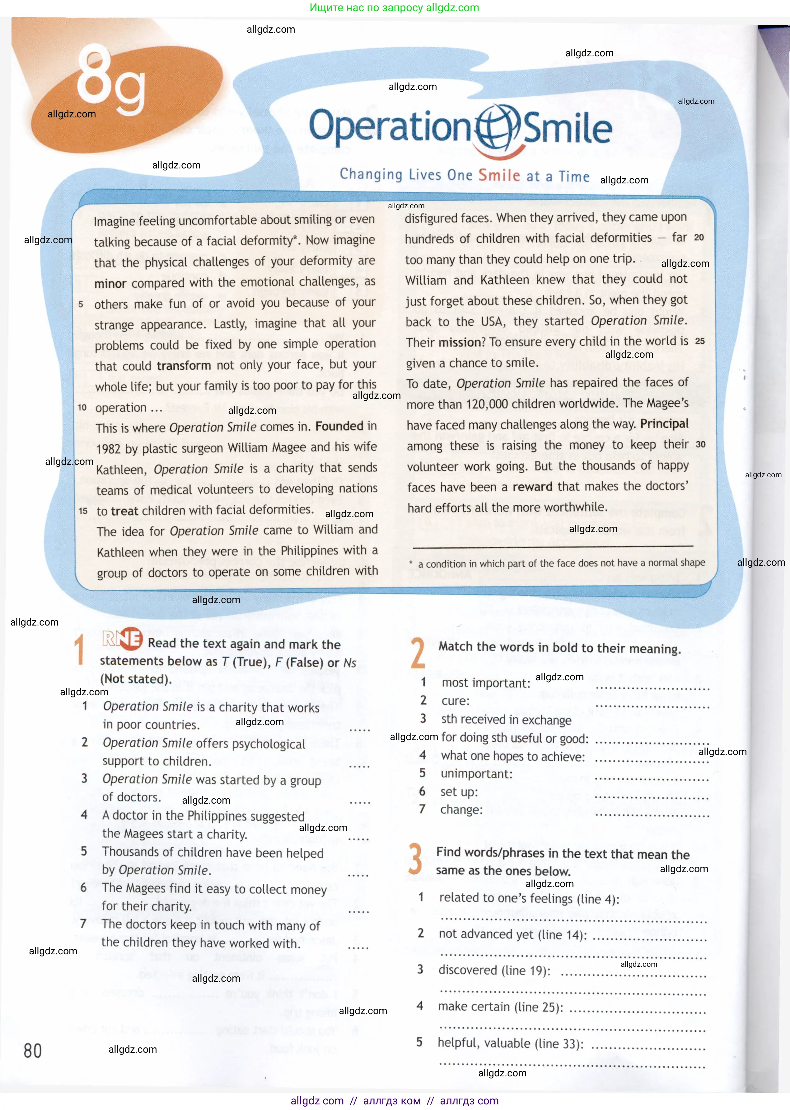 Английский язык (english), 9 класс Рабочая тетрадь (workbook), авторы: Ваулина Юлия Евгеньевна (Vaulina Julia), Дули Дженни (Dooley Jenny), Подоляко Ольга Евгеньевна (Podolyako Olga), Эванс Вирджиния (Evans Virginia), издательство Просвещение, Москва, 2024, страница 80