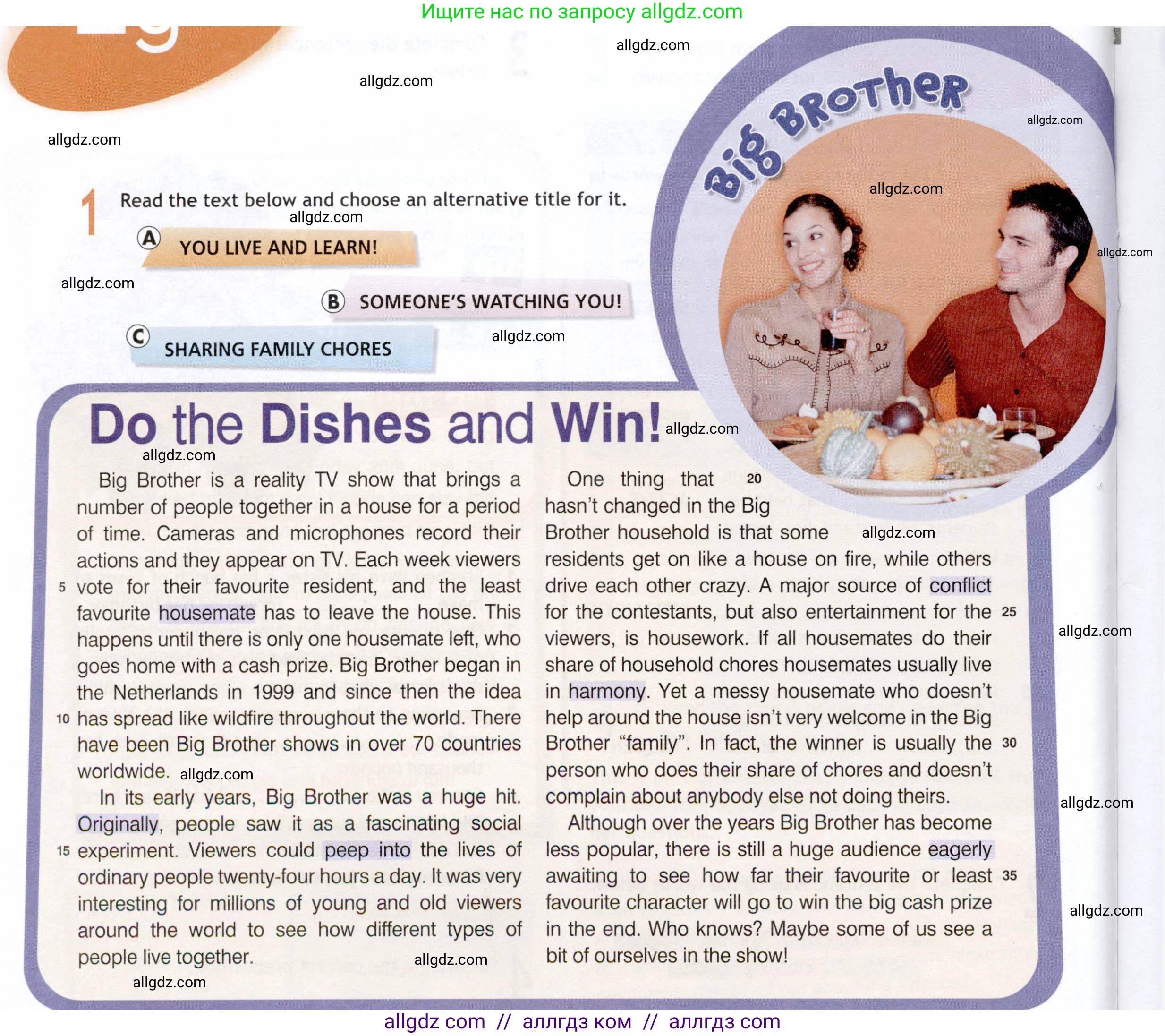 Английский язык (english), 9 класс Рабочая тетрадь (workbook), авторы: Ваулина Юлия Евгеньевна (Vaulina Julia), Дули Дженни (Dooley Jenny), Подоляко Ольга Евгеньевна (Podolyako Olga), Эванс Вирджиния (Evans Virginia), издательство Просвещение, Москва, 2024, страница 20, номер 1, Условие 2019-2023